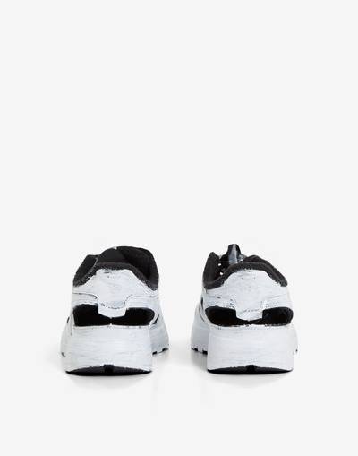Maison Margiela MM x Reebok Bianchetto classic leather Tabi low-top sneakers outlook