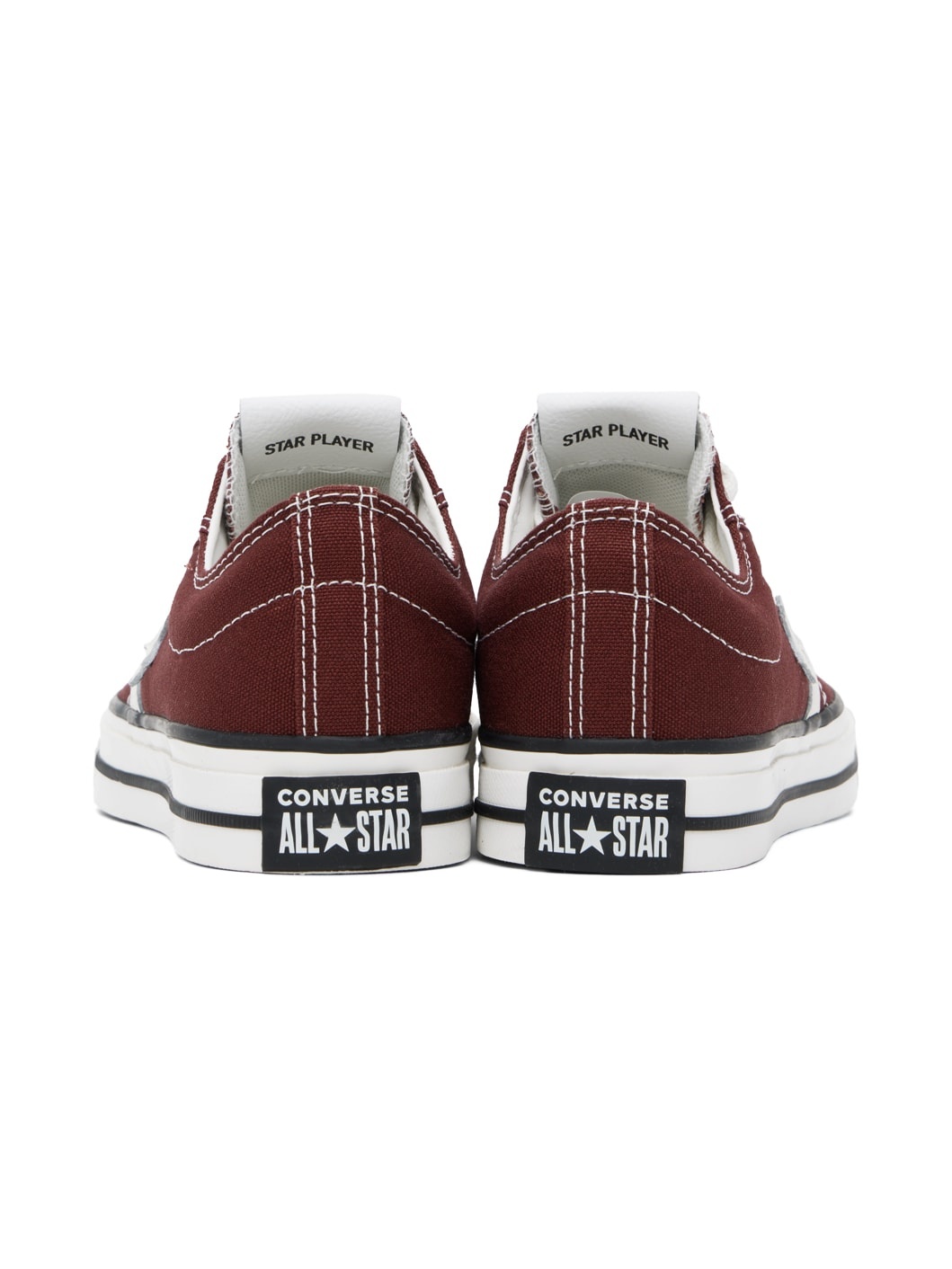 Burgundy Star Player 76 Low Top Sneakers - 2