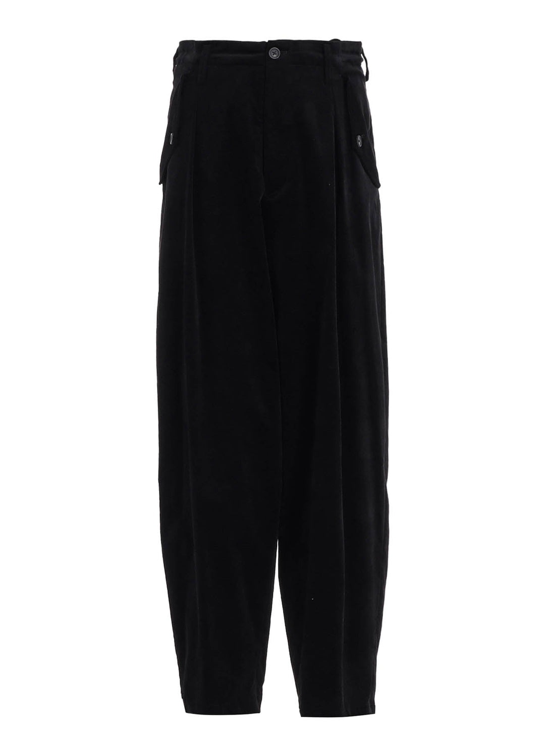 Velvet Tuck Pants - 1