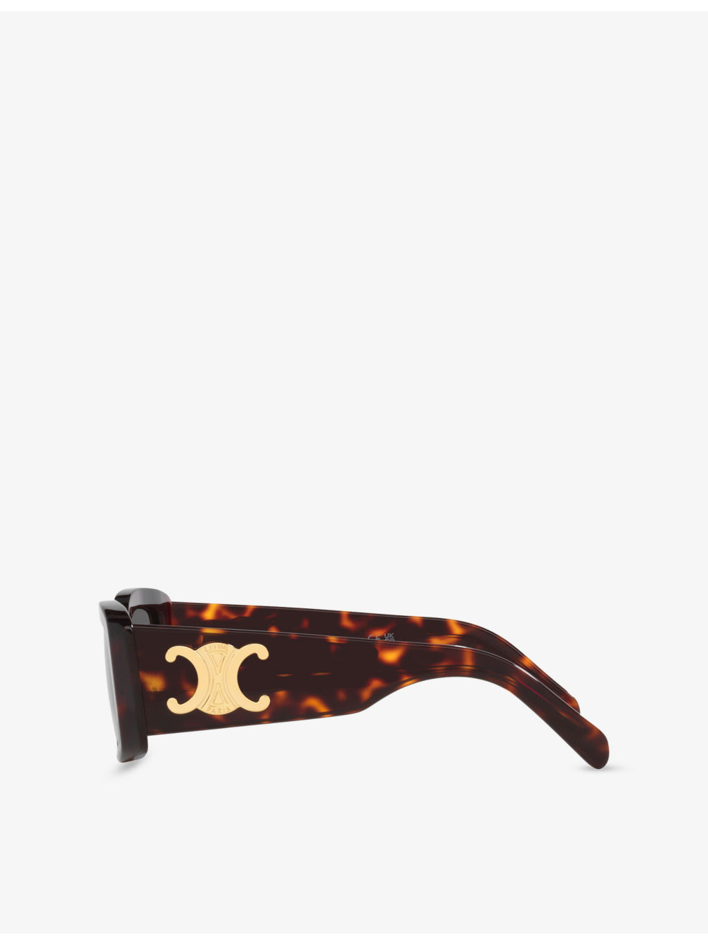 CL40282U Triomphe Rectangular-Frame Acetate Sunglasses - 3