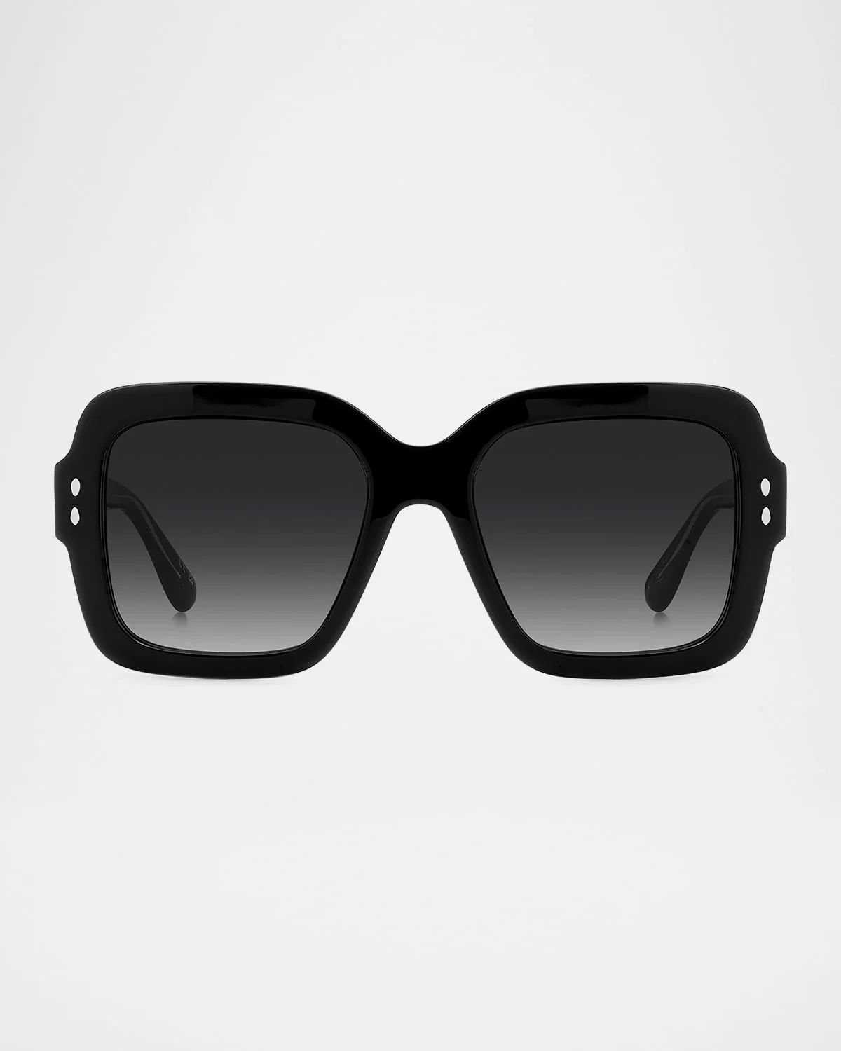Oversized Square Acetate Sunglasses - 1