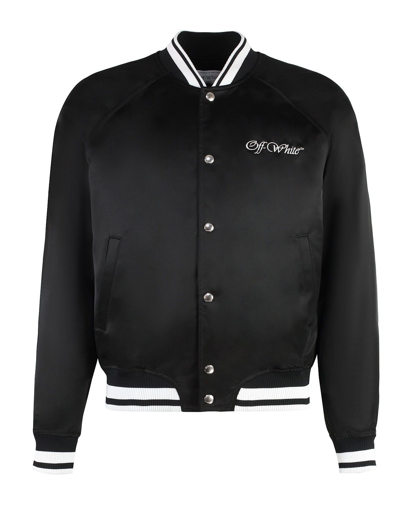 Satin Bomber Jacket - 1