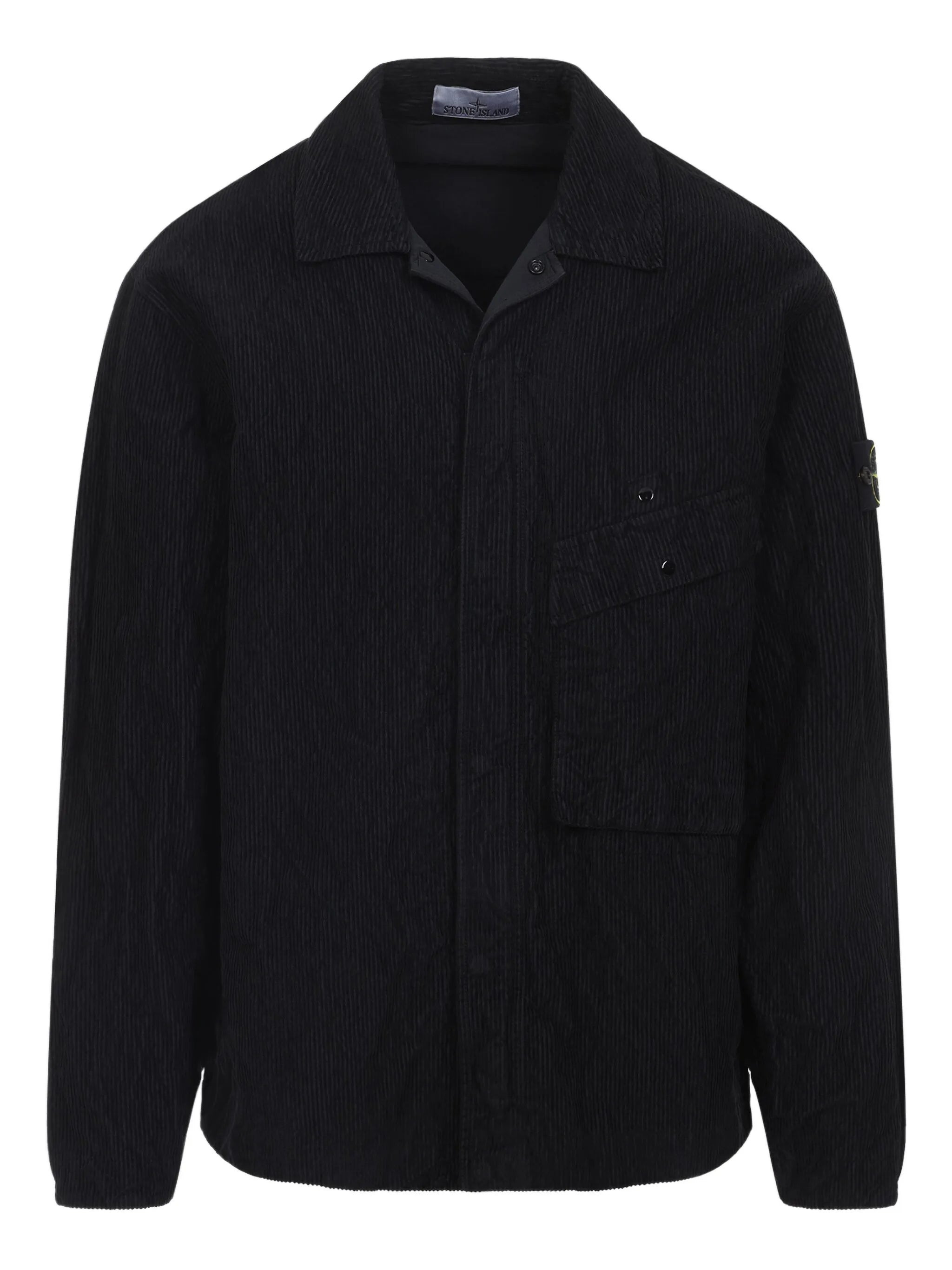 Stone Island Corduroy Patch-pocket Shirt - 1