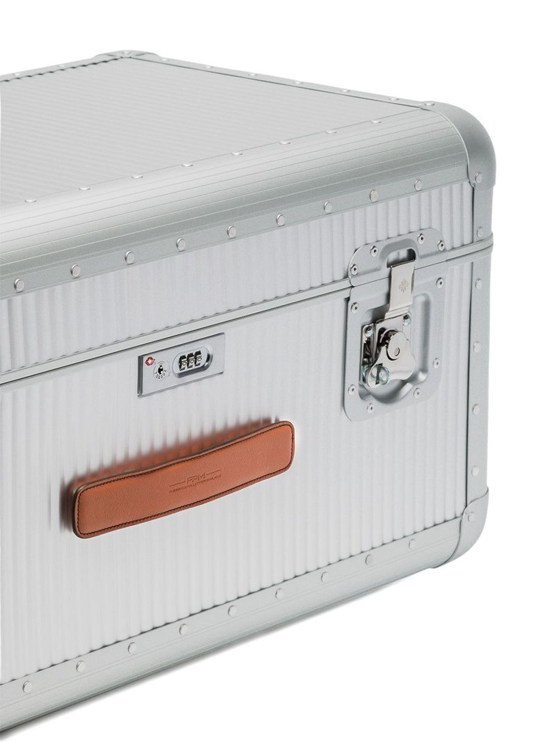 Metallic Bank Trunk on wheels 4