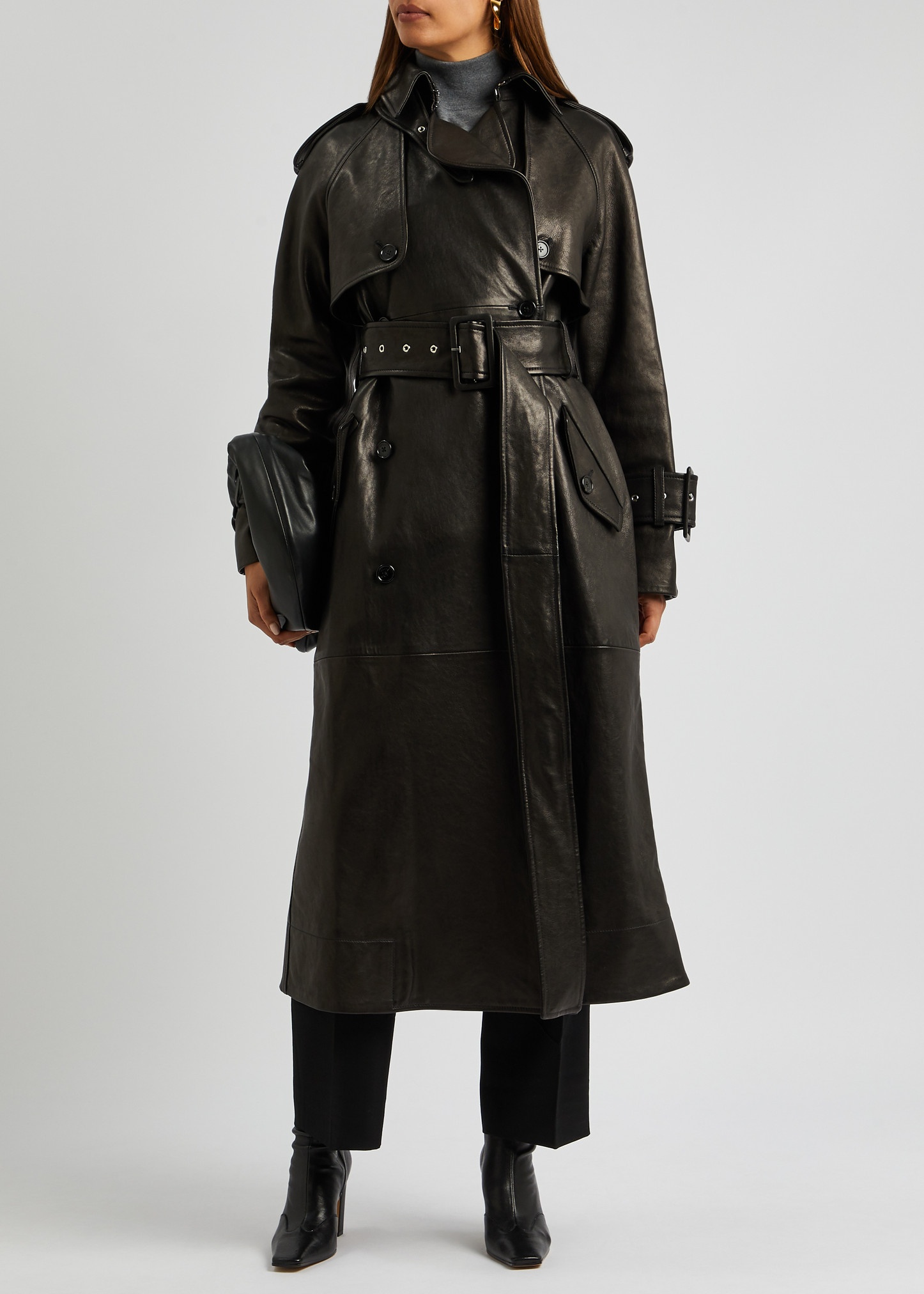 Rennie leather trench coat - 4