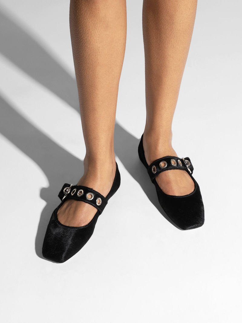 Aeyde Uma Pony Hair Mary-Janes outlook