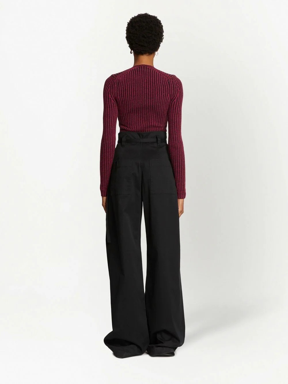 Plated ribbed-knit jumper - 4