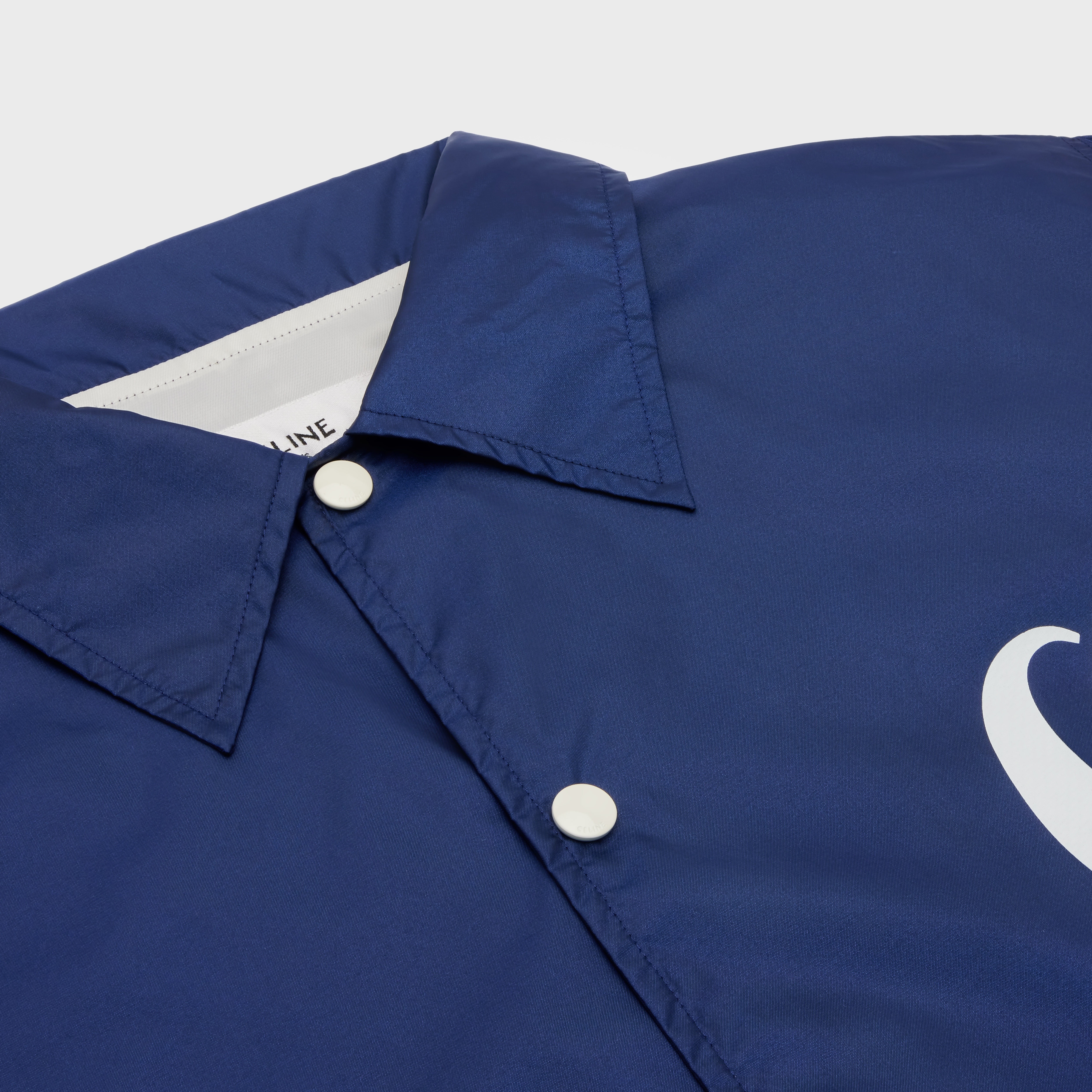 long coach jacket in lightweight nylon - 3