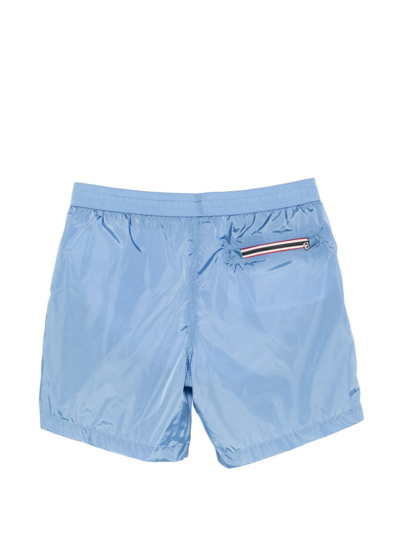 Moncler logo-patch swim shorts outlook