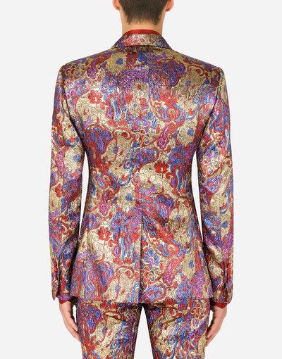 Dolce & Gabbana Oriental lurex jacquard Sicilia-fit jacket outlook