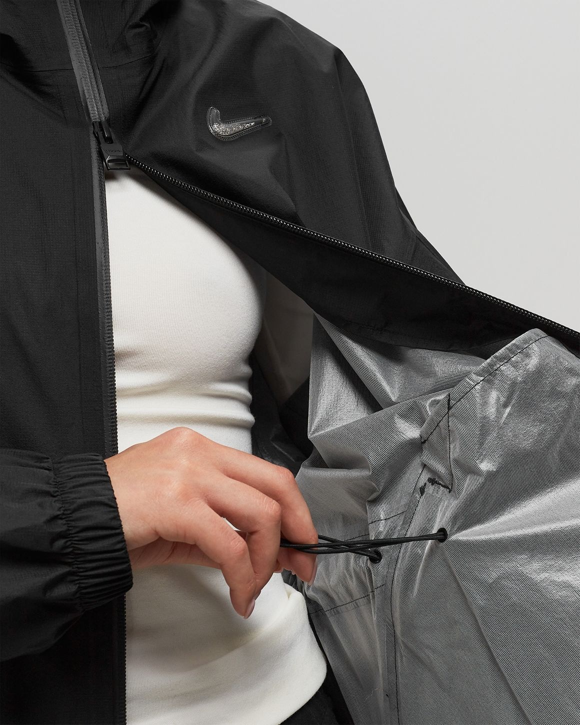 ★NIKE☆NOCTA Women's Running Jacket Nike Nocta Women's Running Jacket Black Shell Jackets Nike
