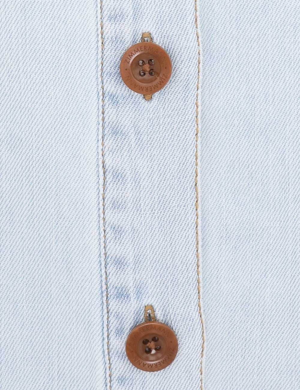TALLOW DENIM BLOUSE - 6