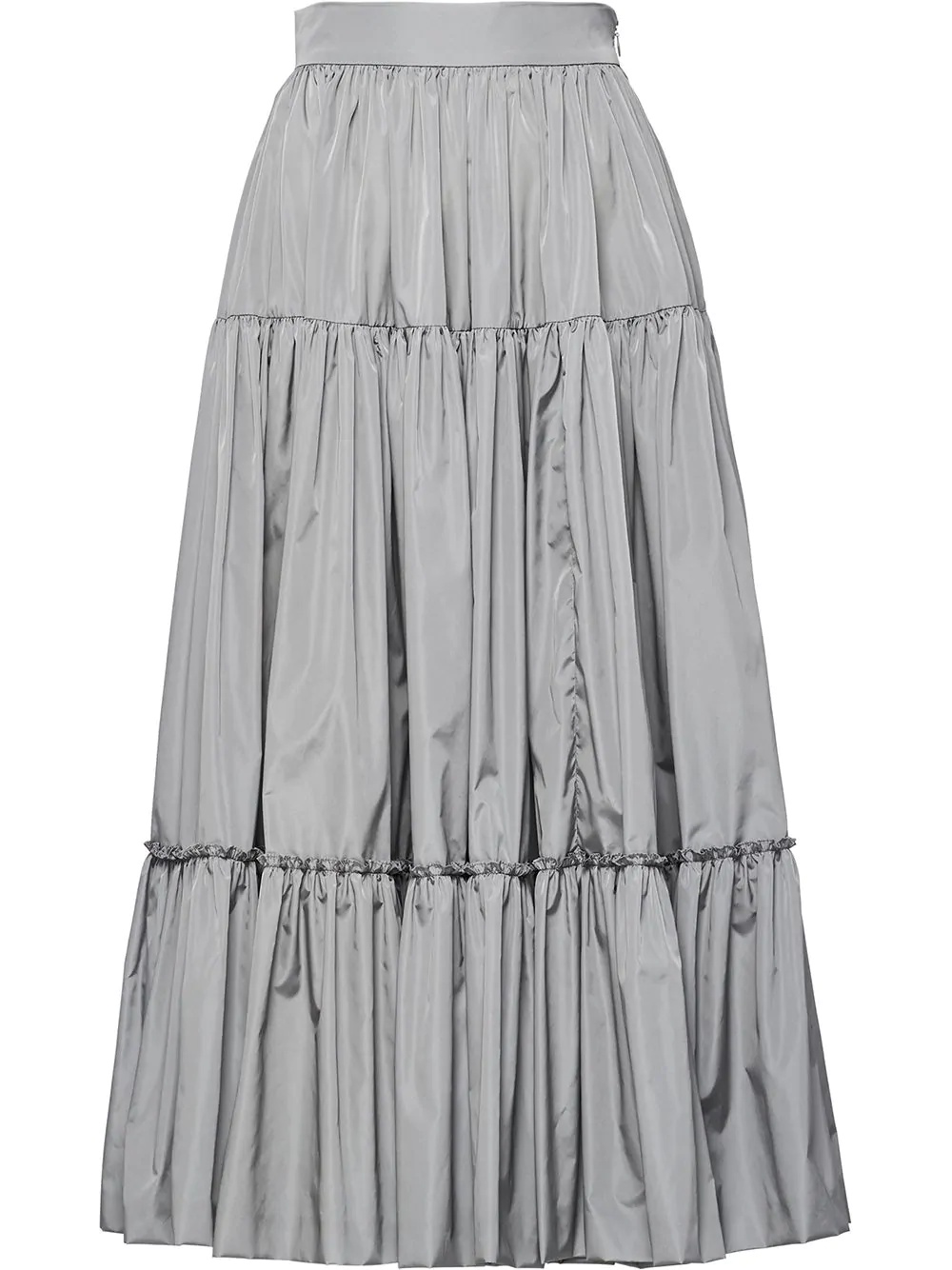 full tiered midi skirt - 1