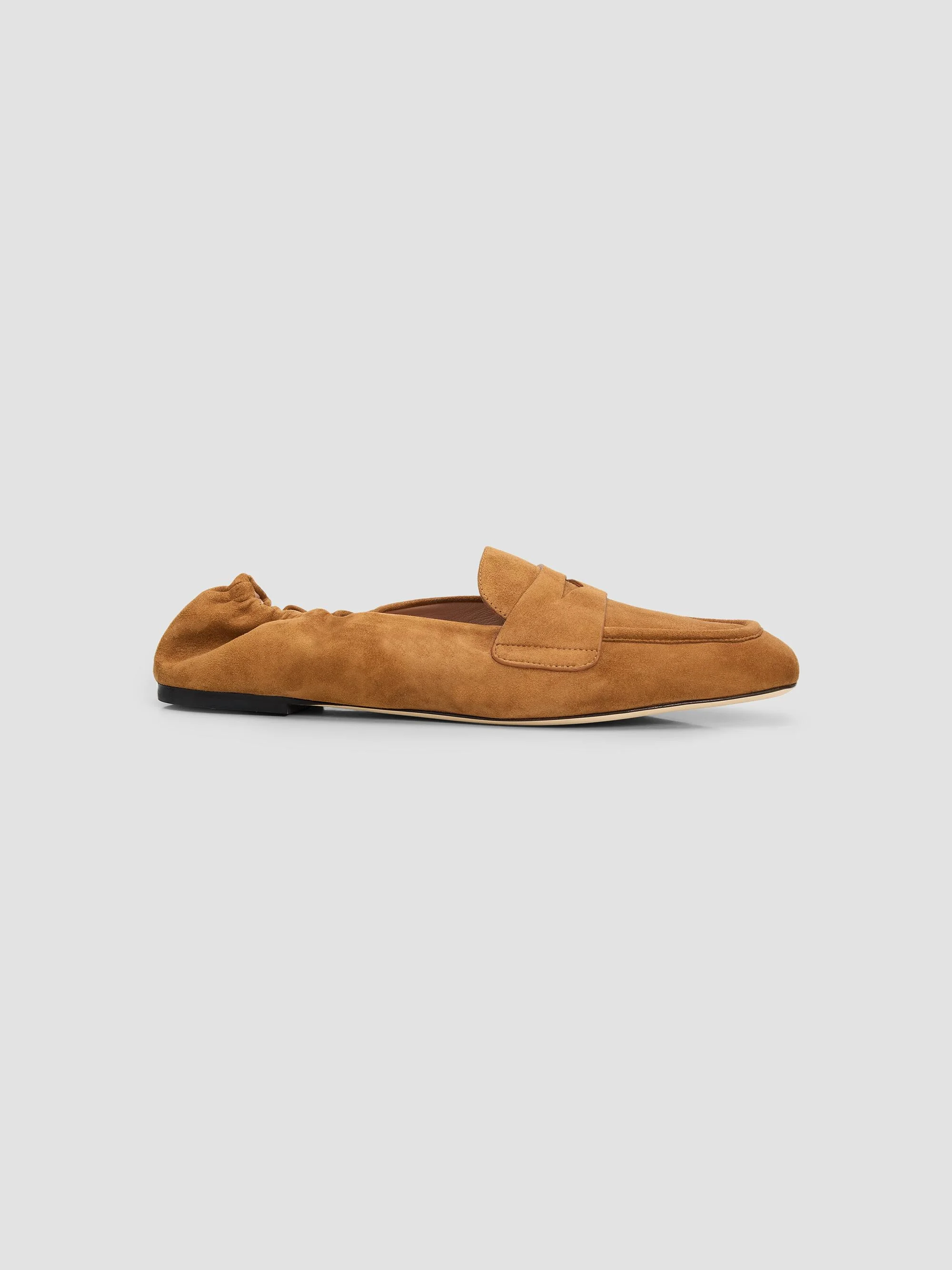 Women's Bryant Elasticized-Back Suede Loafers - Toasted Almond - 1