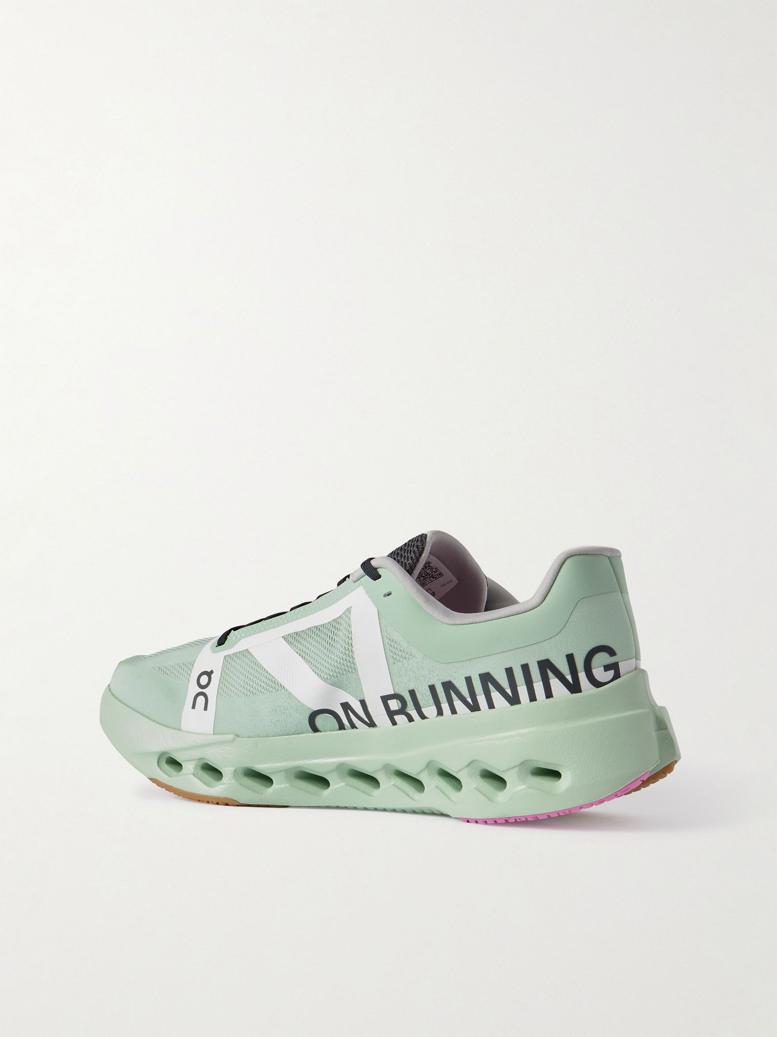 Cloudsurfer Next Z5 Rubber-Trimmed Recycled-Mesh Sneakers Green - 4
