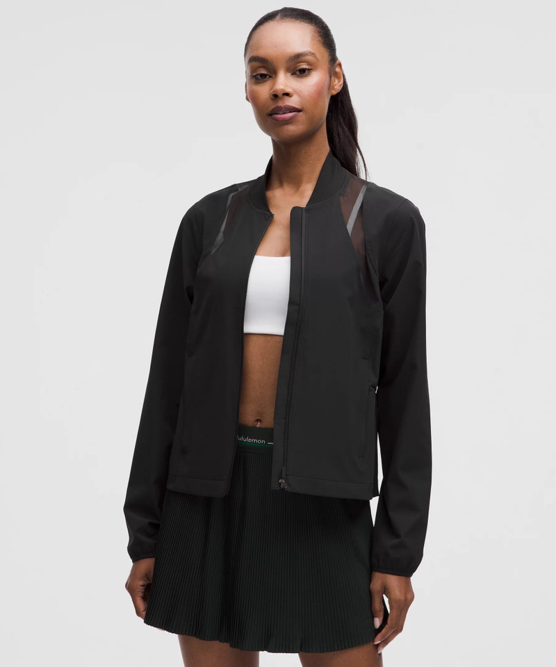 Mesh-Ventilated Tennis Jacket 1