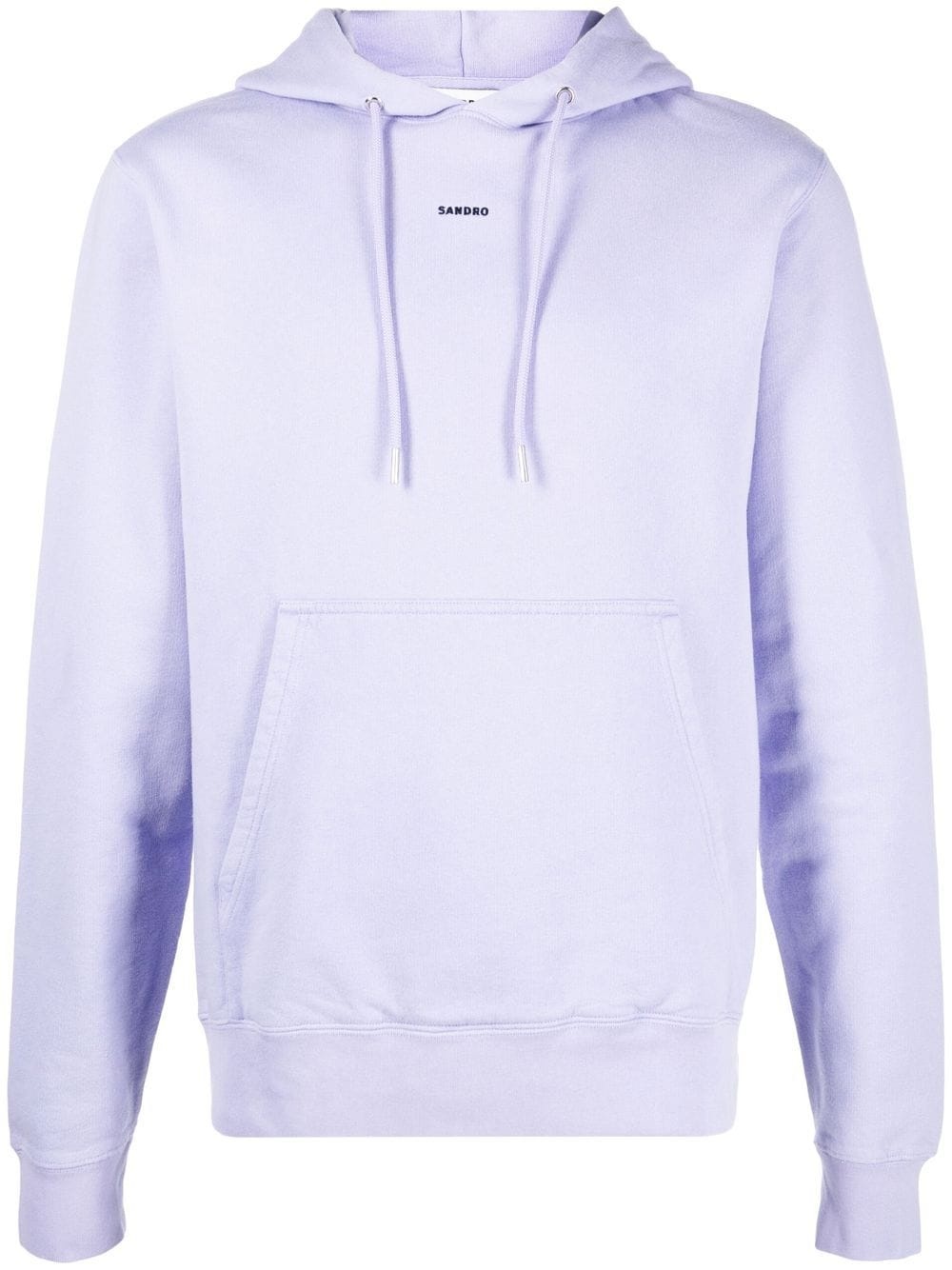 embroidered-logo hoodie - 1