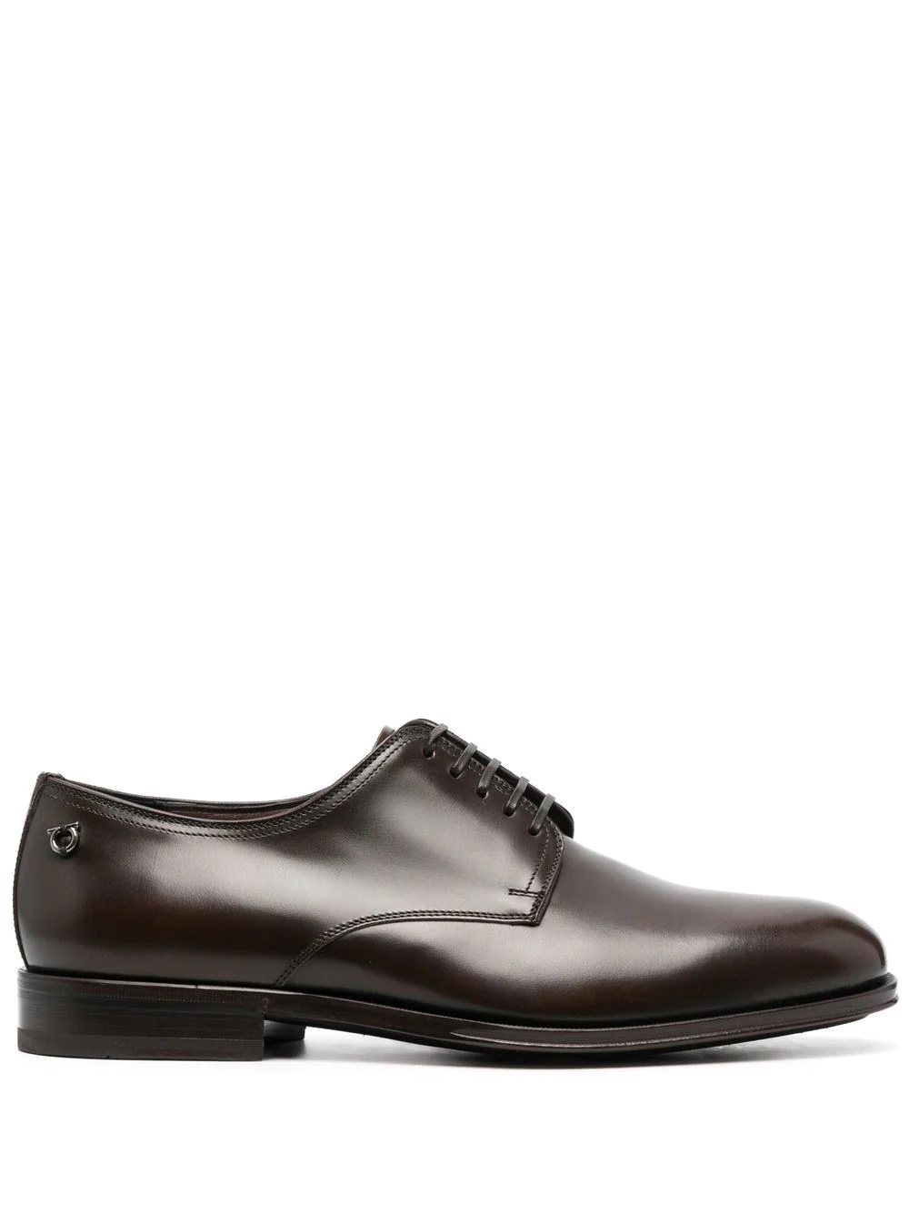 Gancini lace-up Derby shoes - 1
