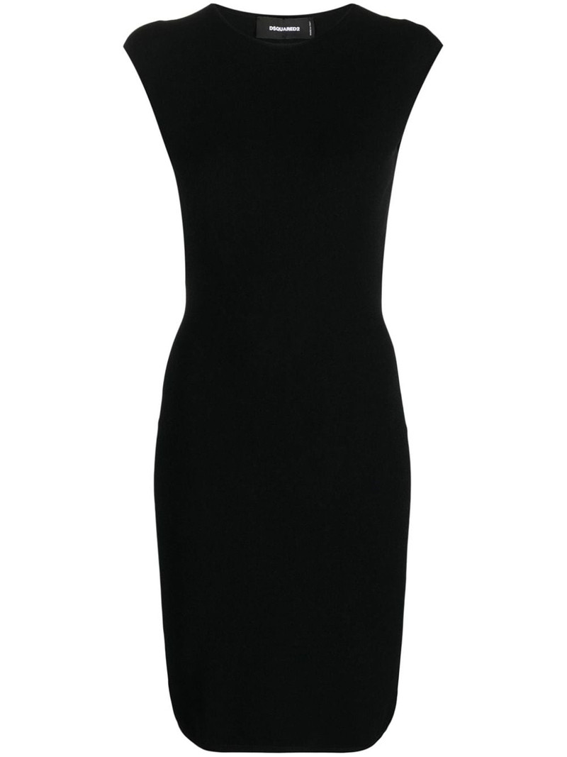 open-back sleeveless minidress - 1
