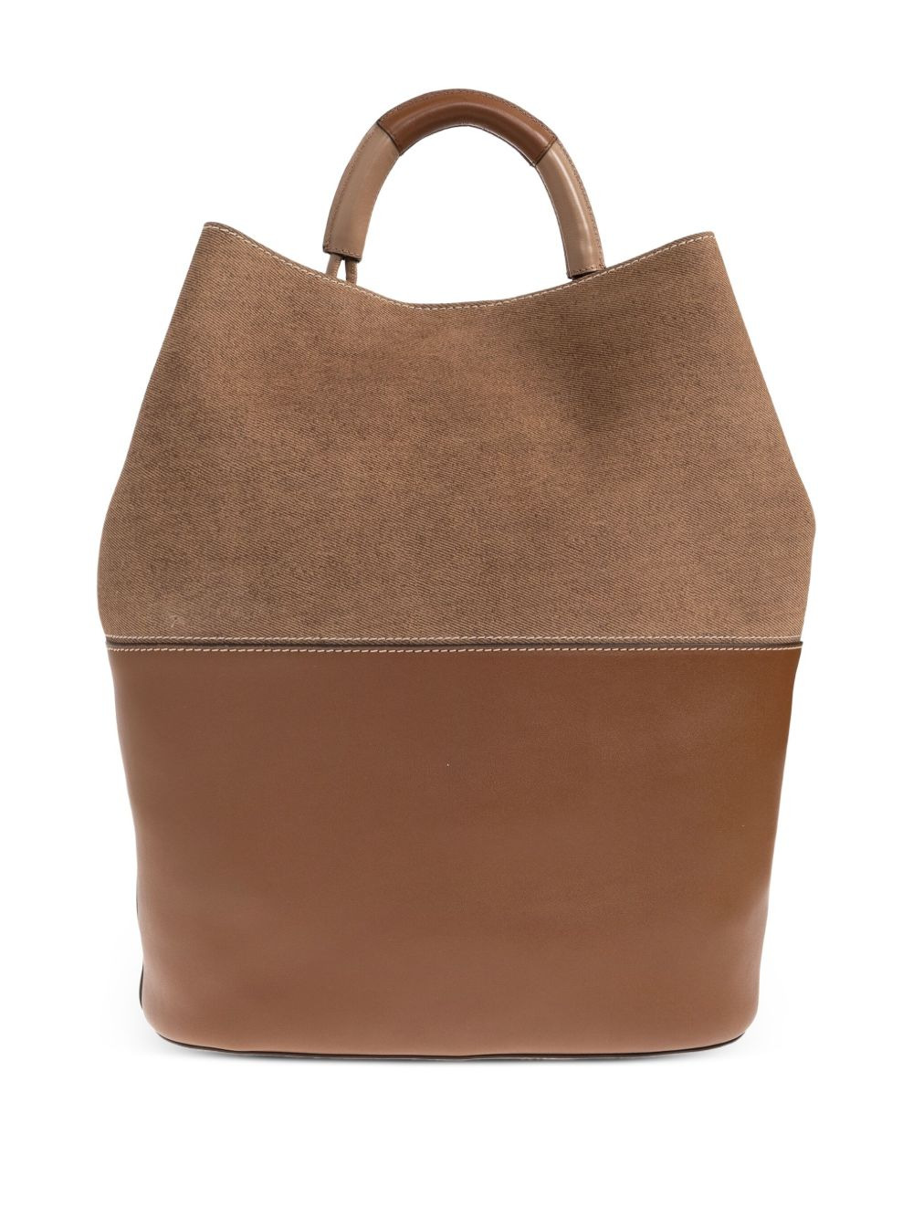 Sfera S suede leather tote bag - 3