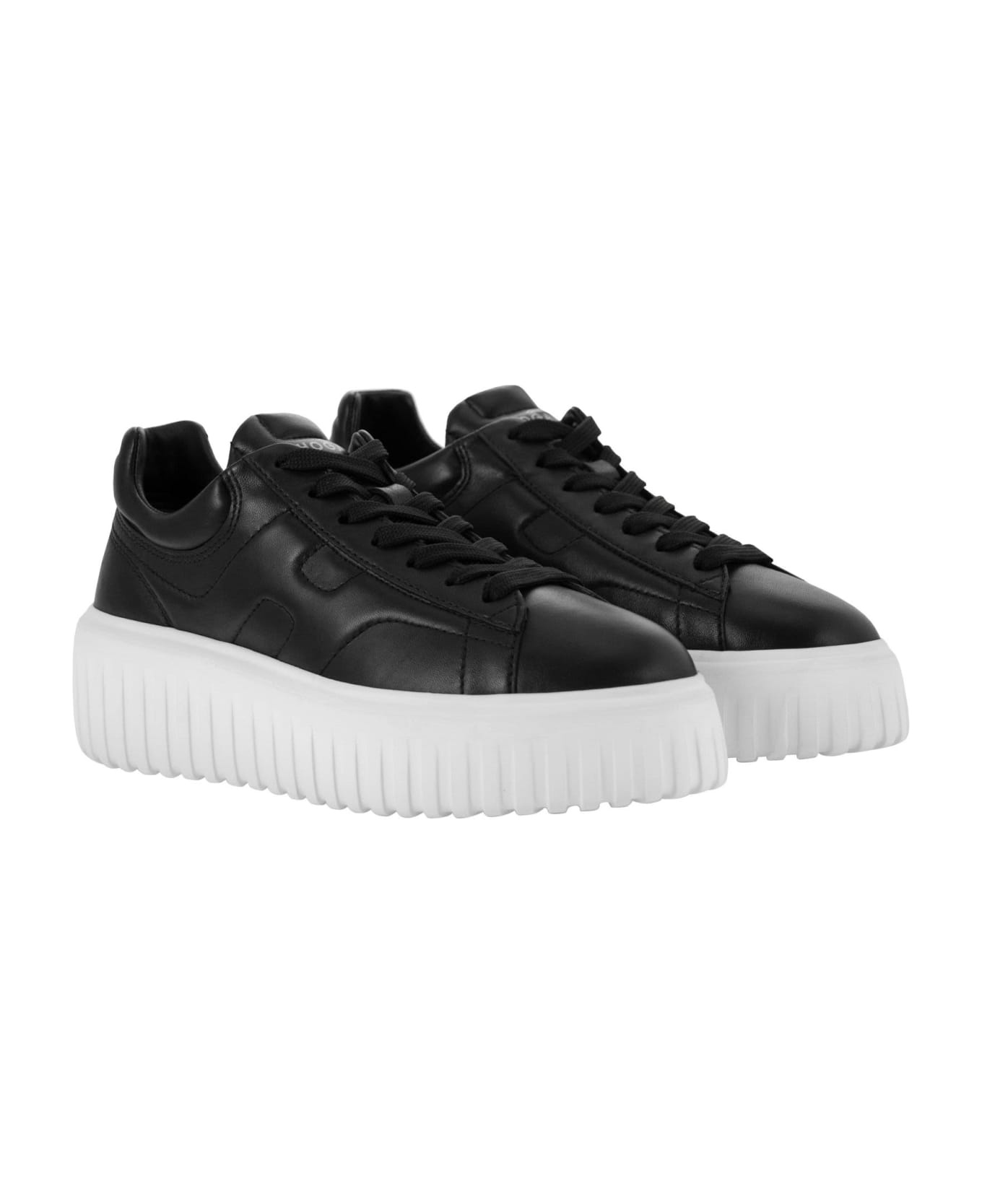H-stripes Sneakers In Nappa Leather - 4