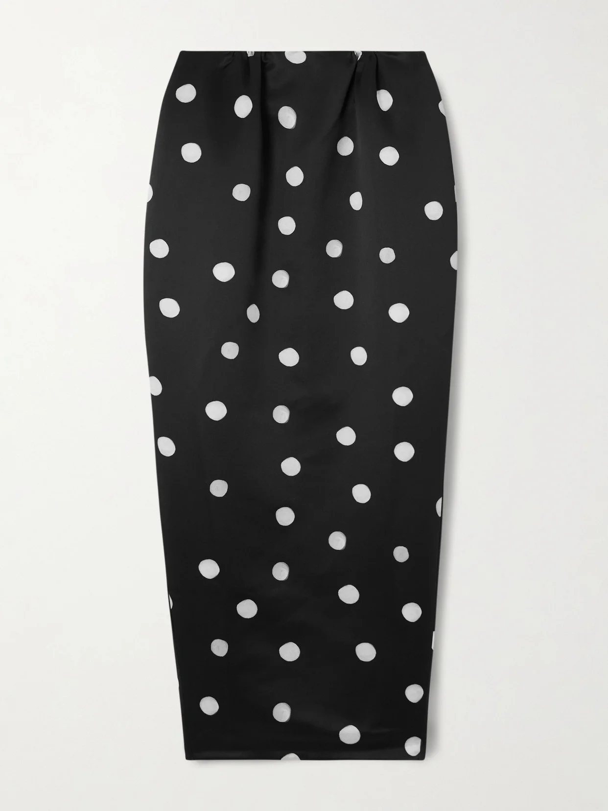 Damian Polka-dot Duchesse-satin Maxi Skirt - 1