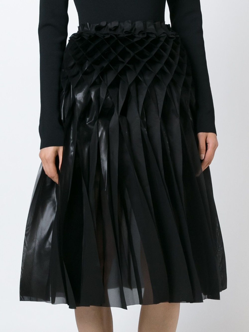 concertina pleated skirt 3