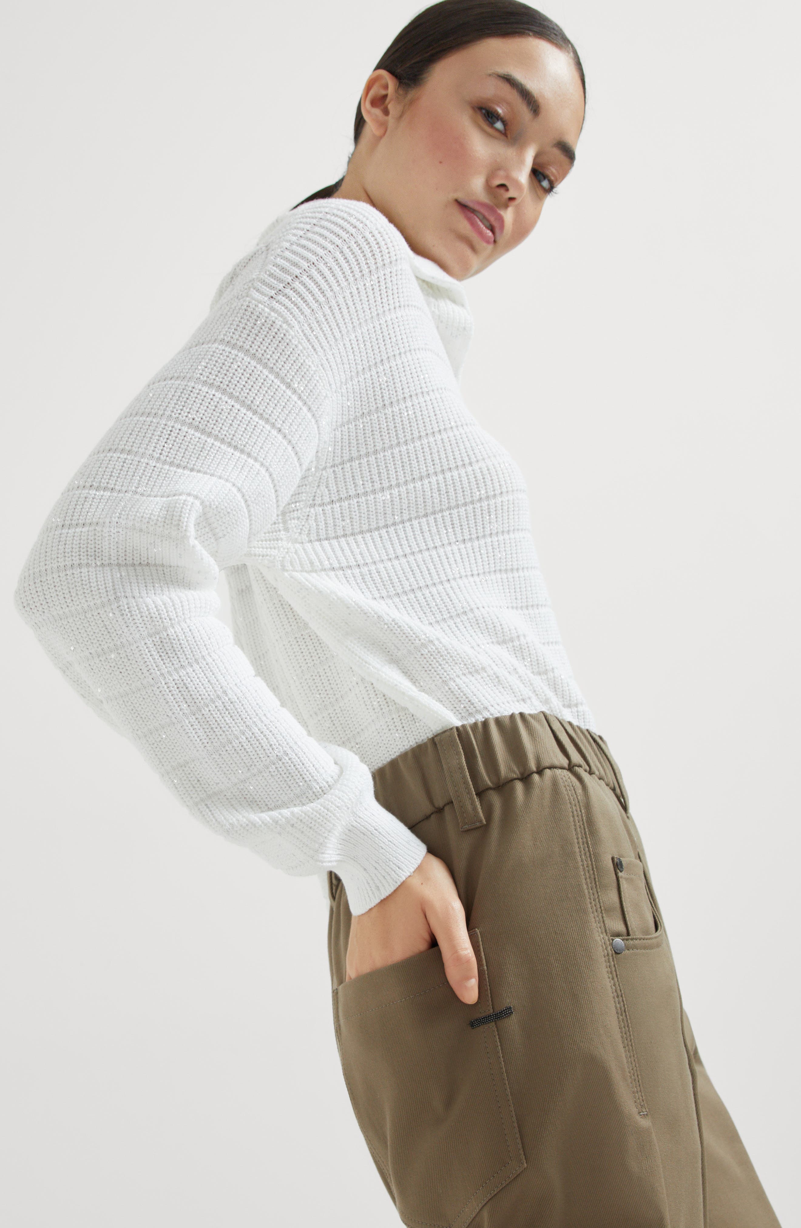 Brunello Cucinelli Baggy trousers in Brown at Nordstrom - 4