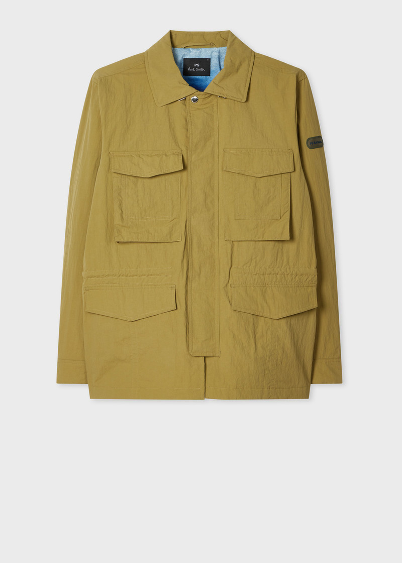 Khaki Cotton-Blend Field Jacket 1