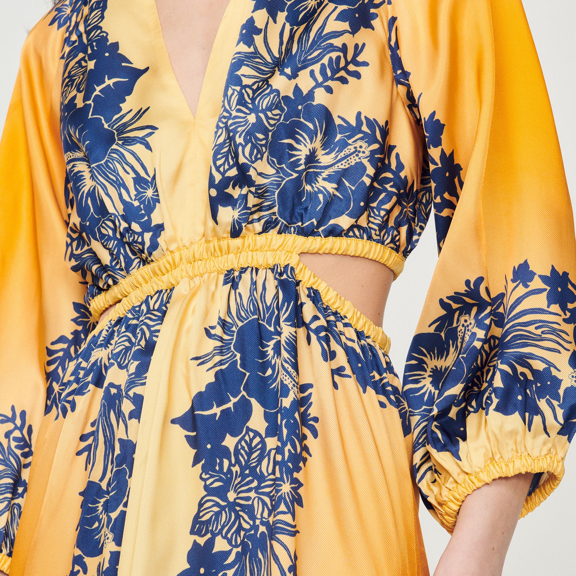 Long Hawaii print dress - 4