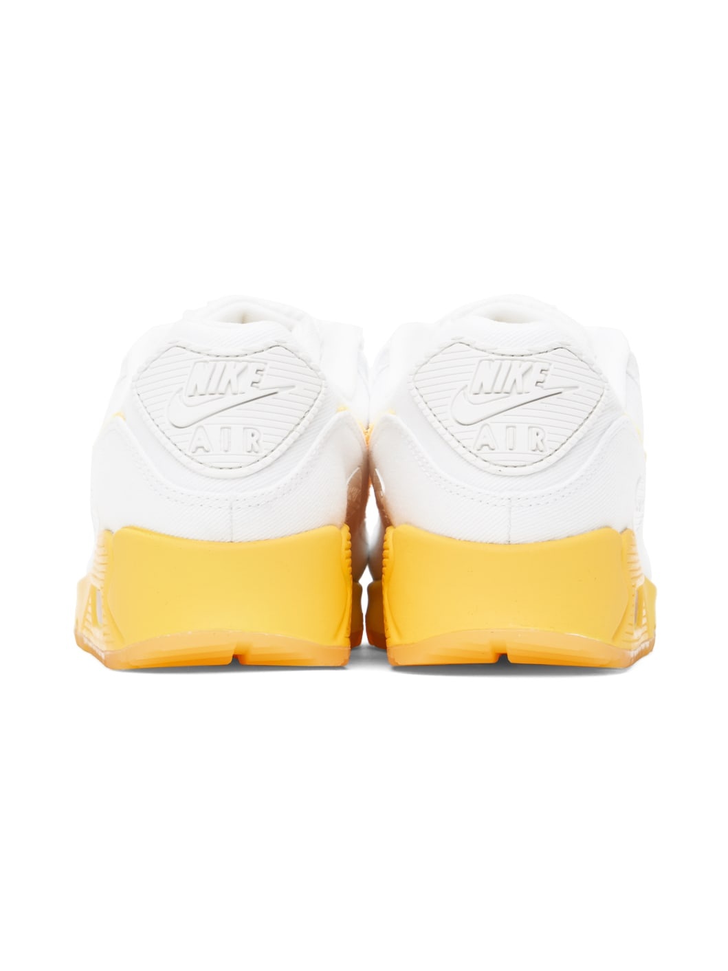 White & Yellow Air Max 90 SE Sneakers - 2