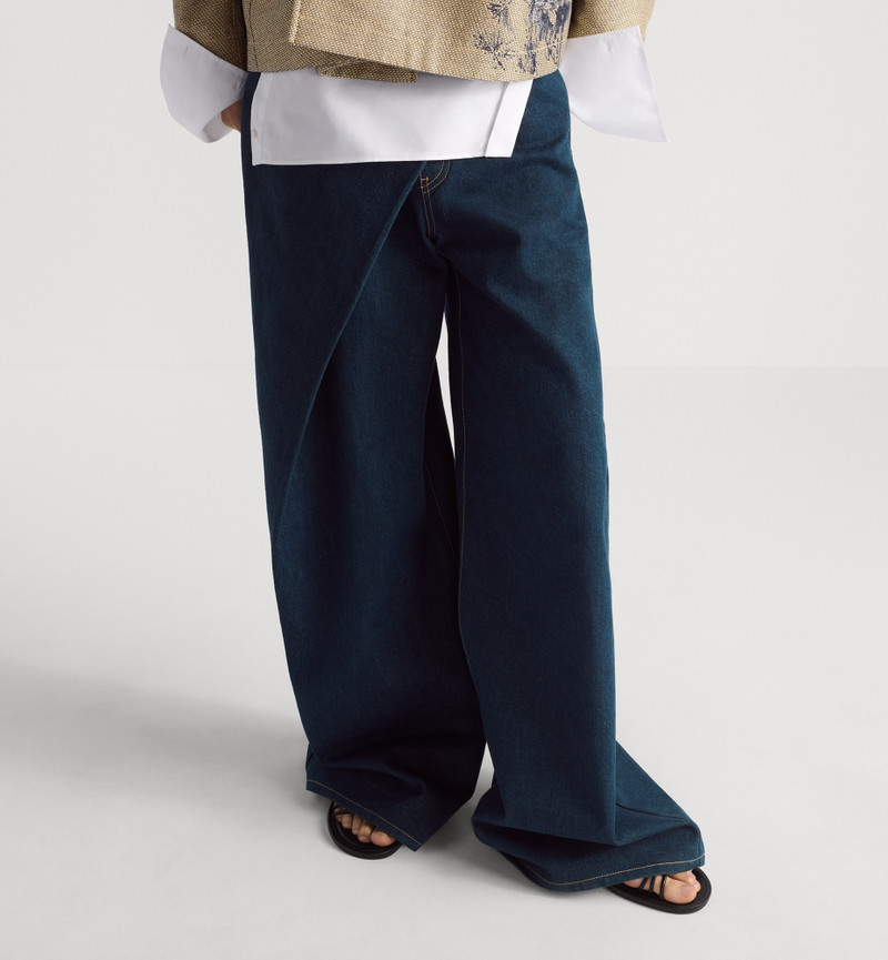 Flared Wrap Jeans 3