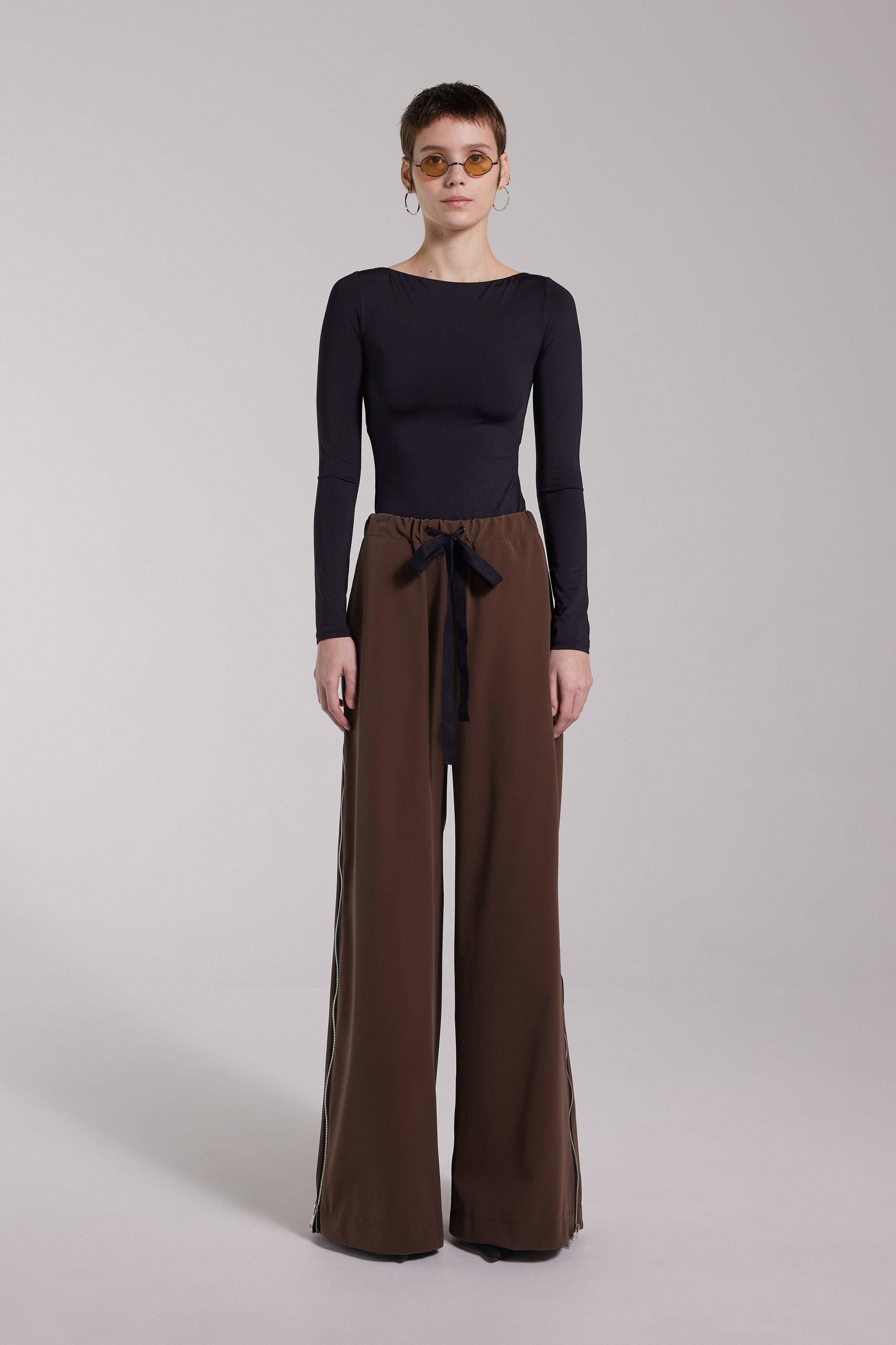 Karla Trousers Dark Brown - 3