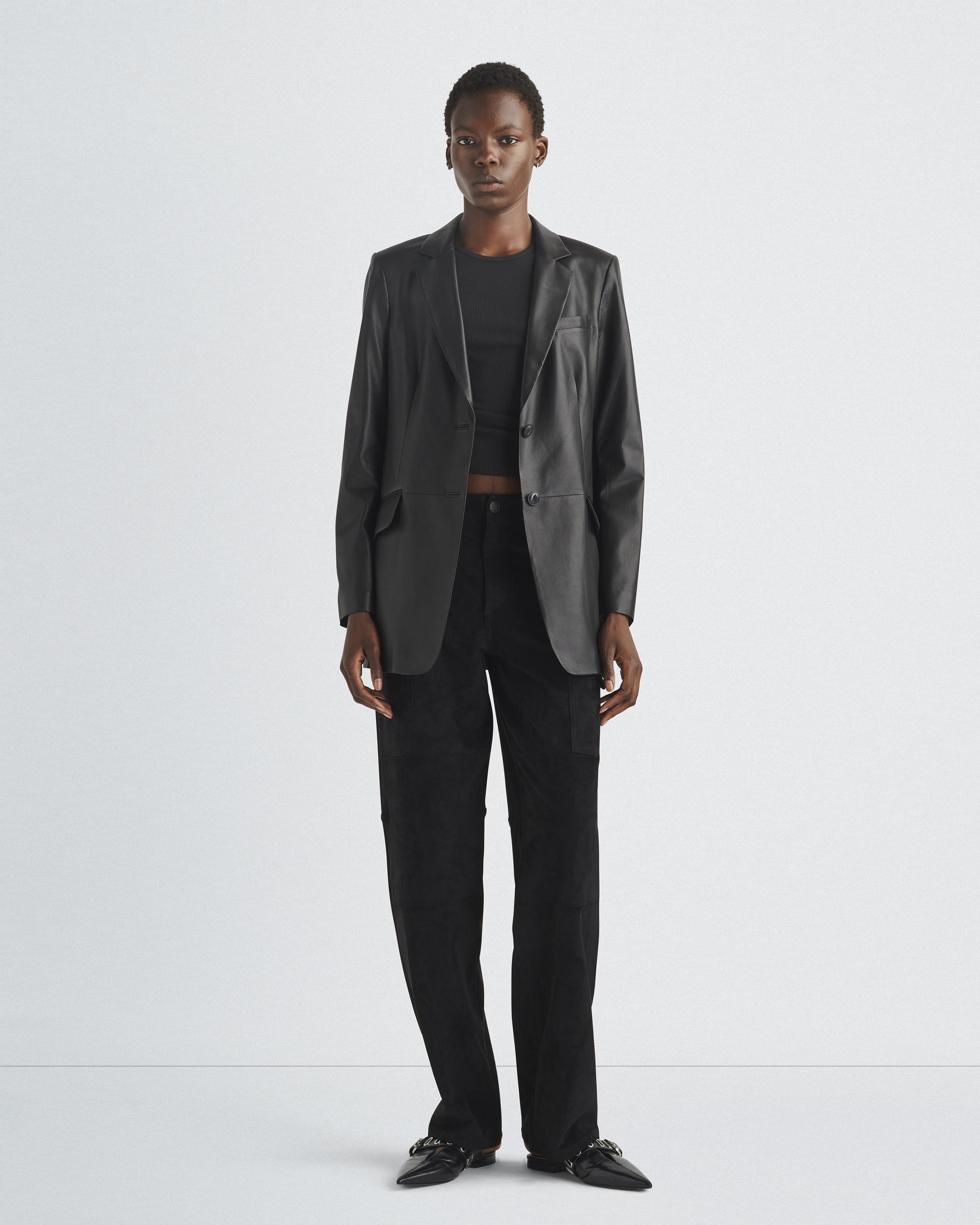 Charles Leather Blazer
Oversized Blazer - 2