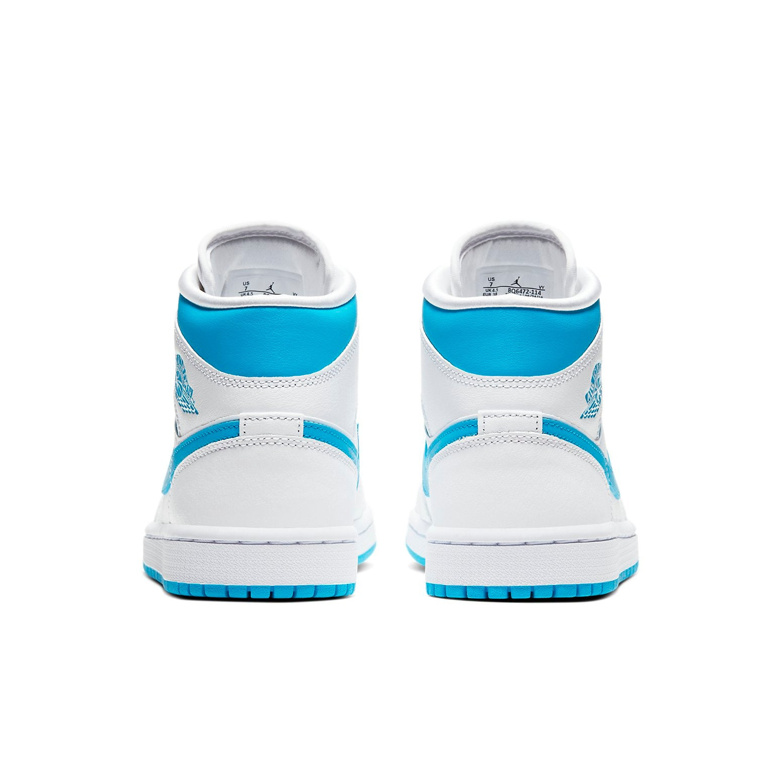 (WMNS) Air Jordan 1 Mid 'UNC' BQ6472-114 - 4
