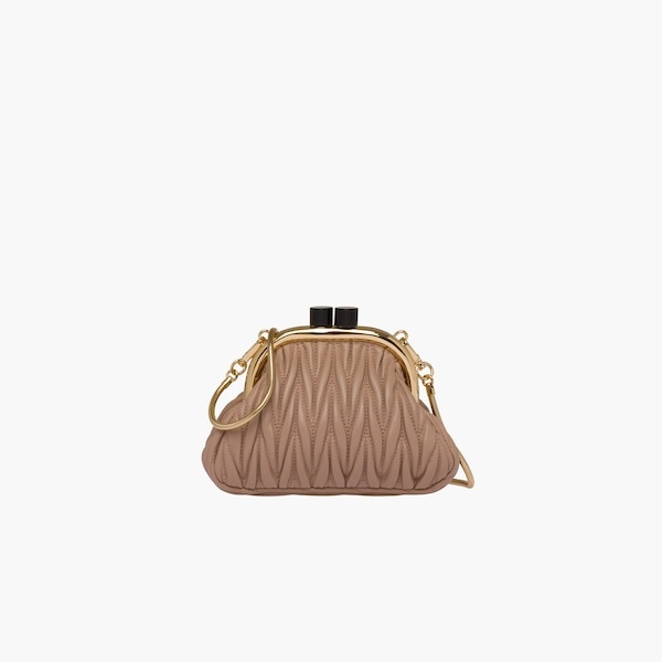 Miu Belle nappa leather mini-bag - 3