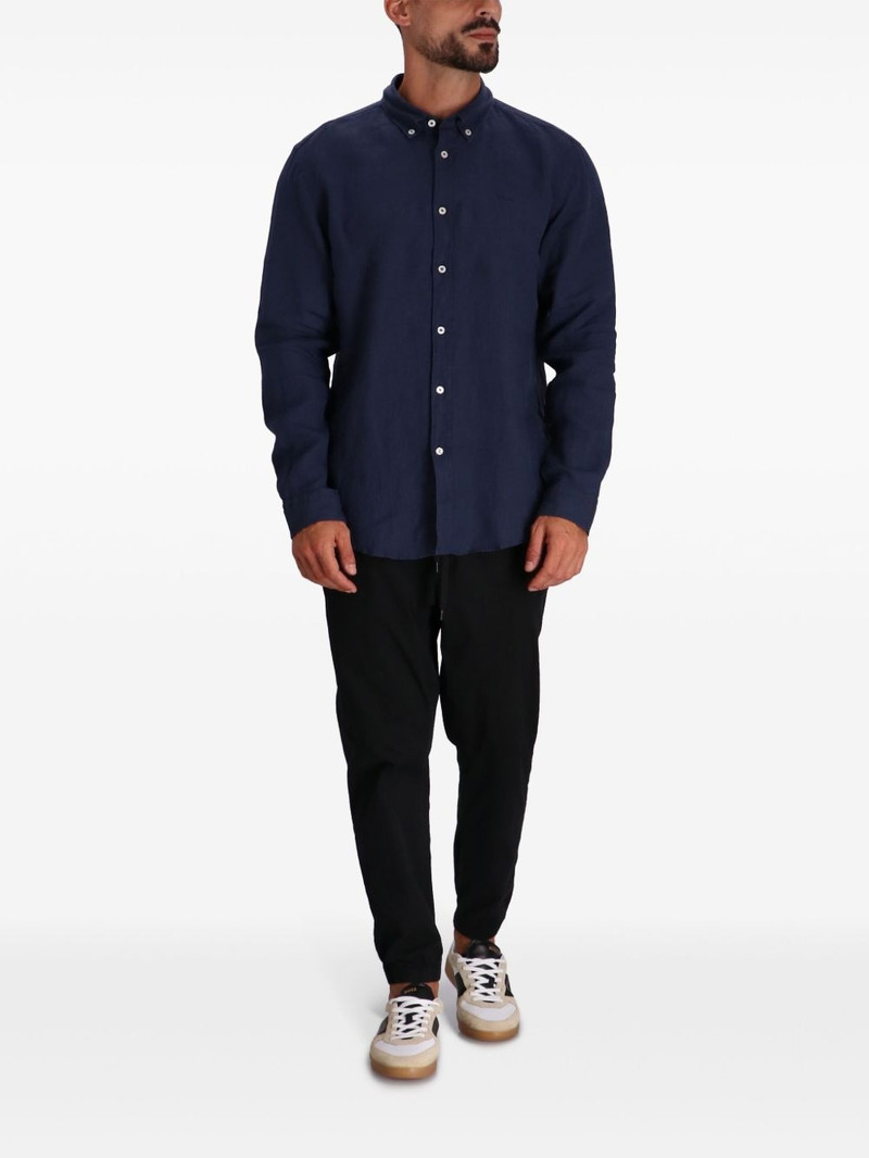 BOSS logo-embroidered shirt outlook