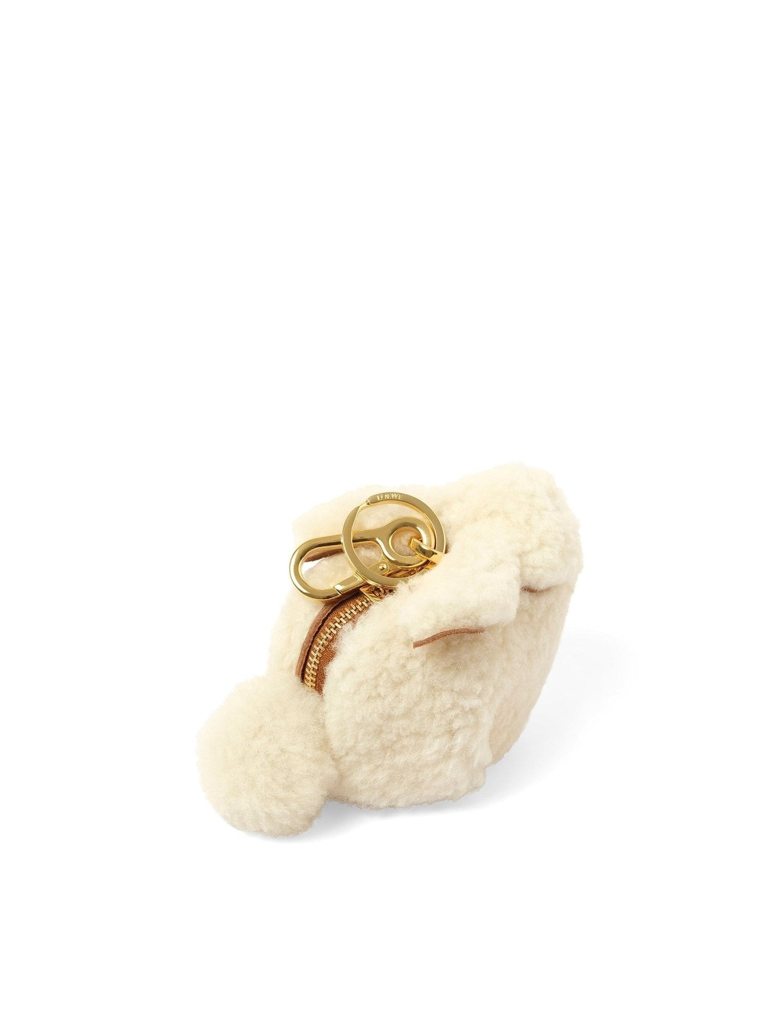 Bunny Charm in Shearling in Natural - 3