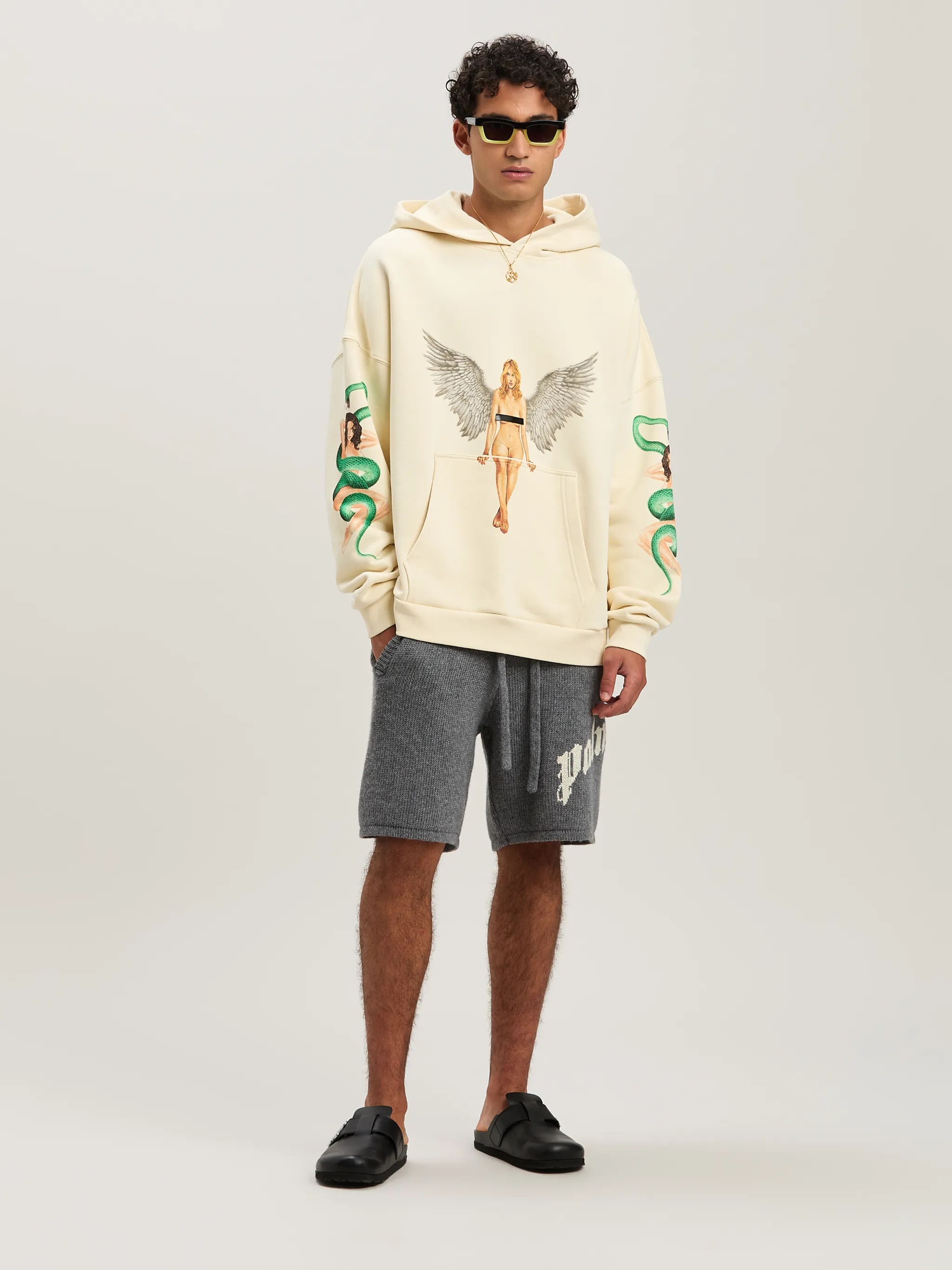 Curved Logo knit cardigan - 2