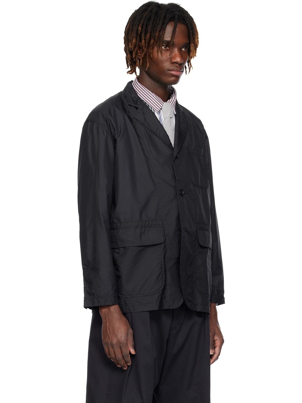 Navy Loiter Blazer - 2