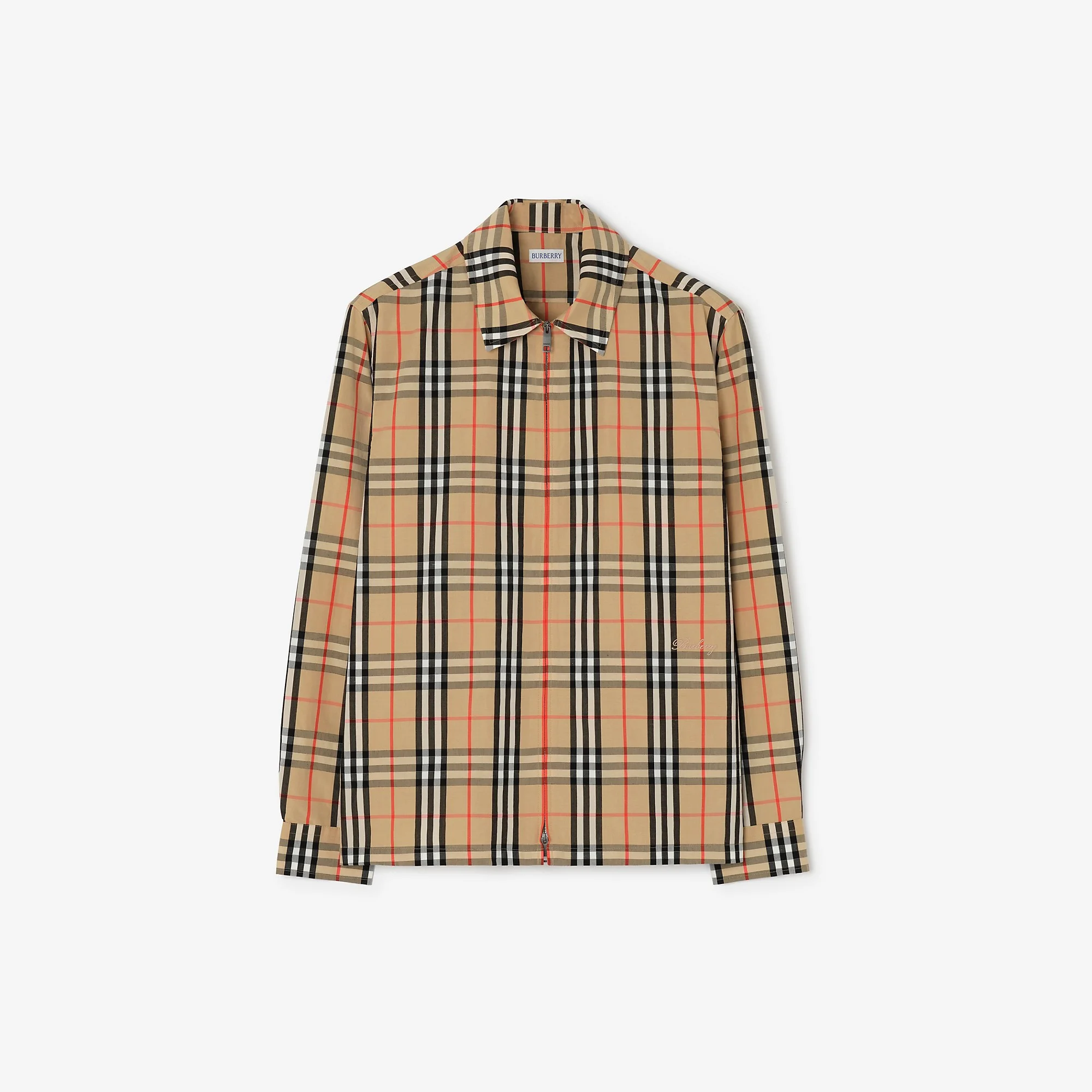 Check Cotton Linen Overshirt - 1