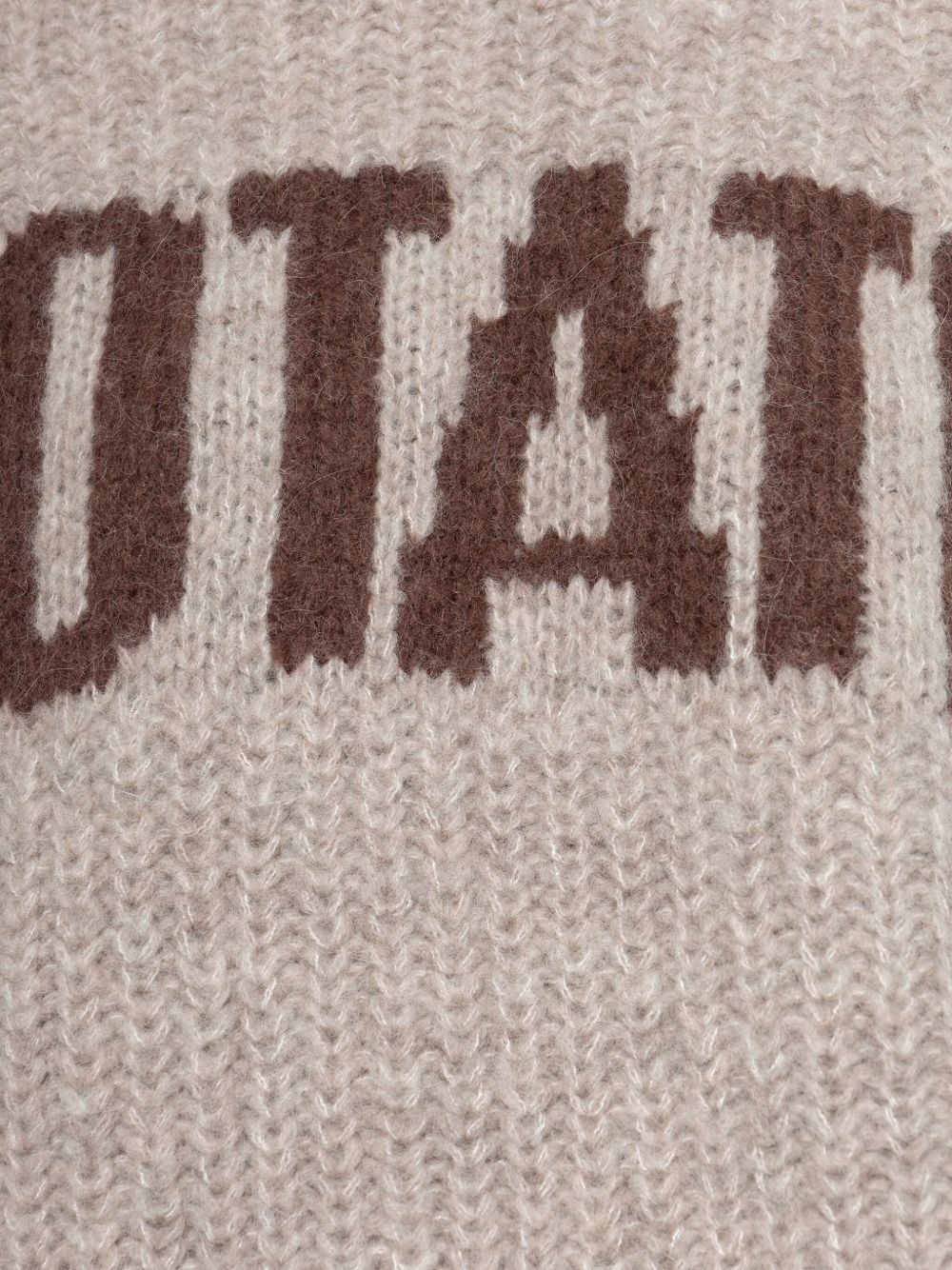 logo-intarsia sweater - 5