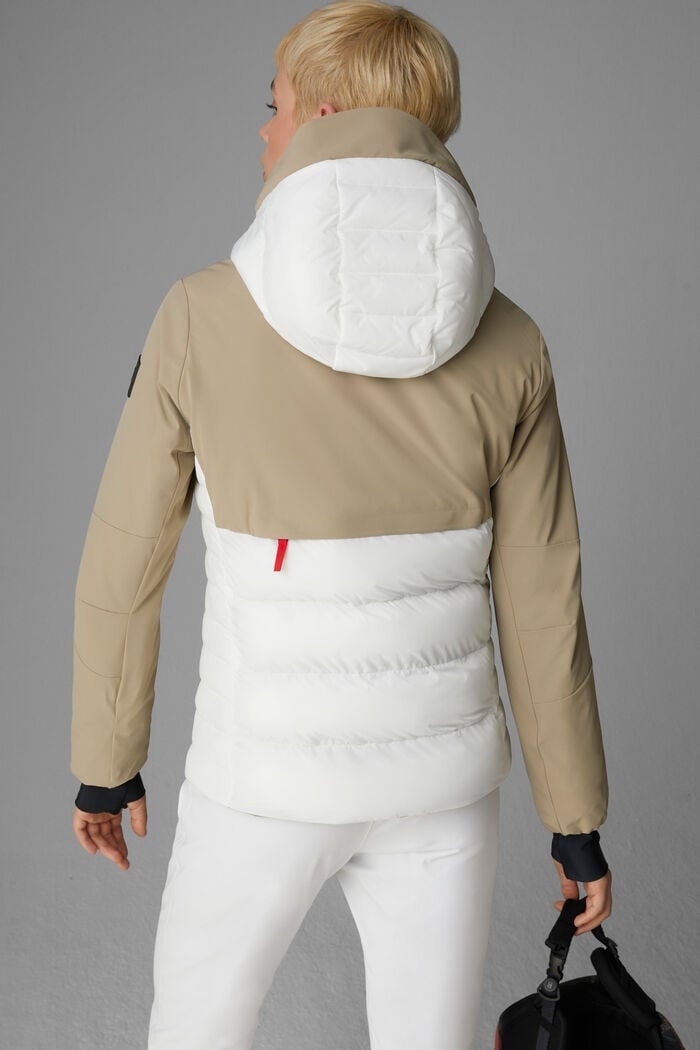 Janka Ski jacket in Caramel/White - 3