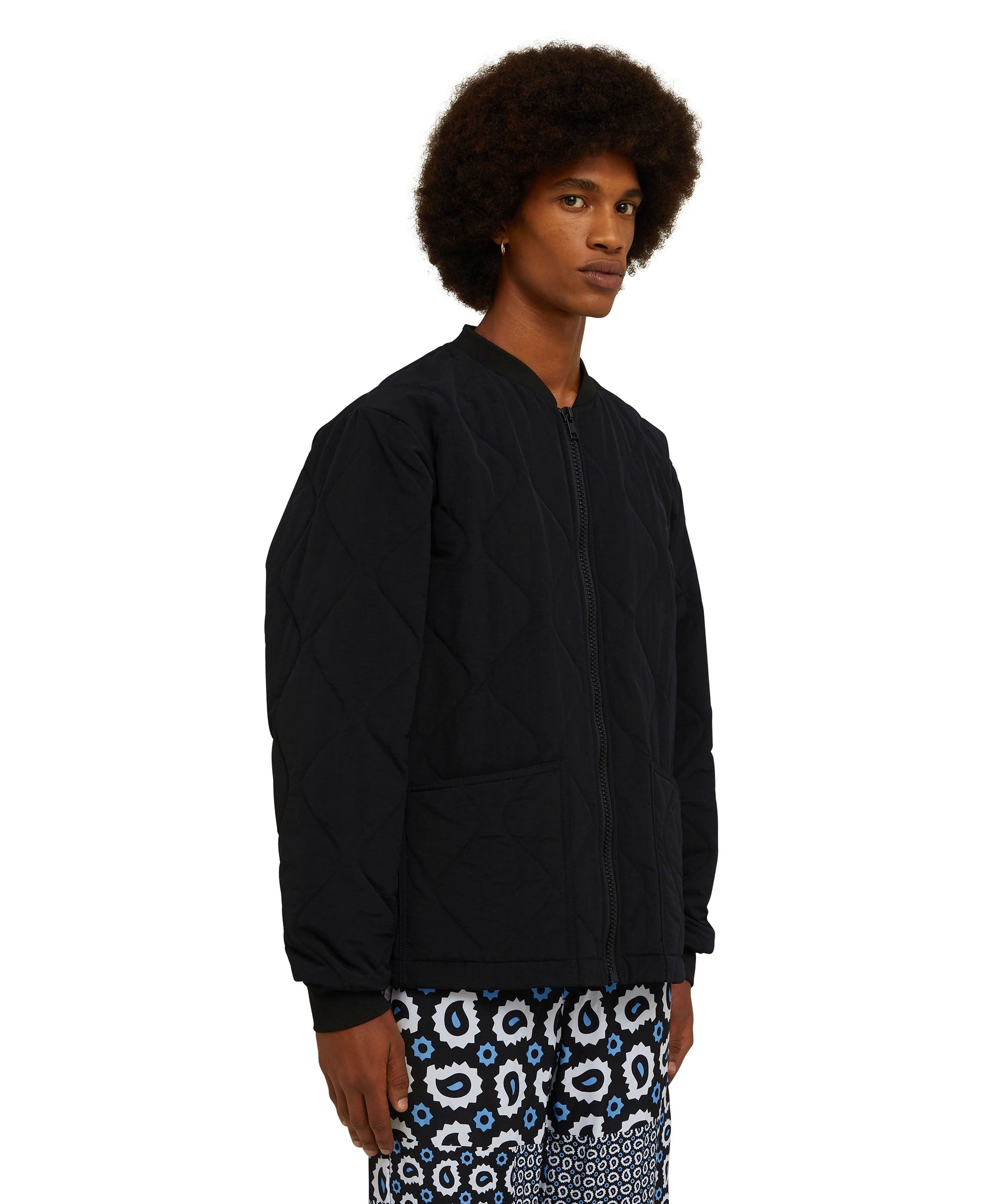 Lightweight sport nylon double-face padded bomber jacket - 5
