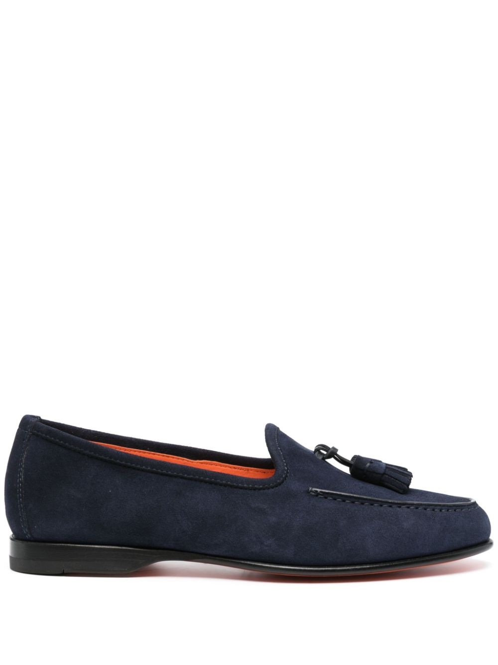 tassel-detail suede loafers - 1