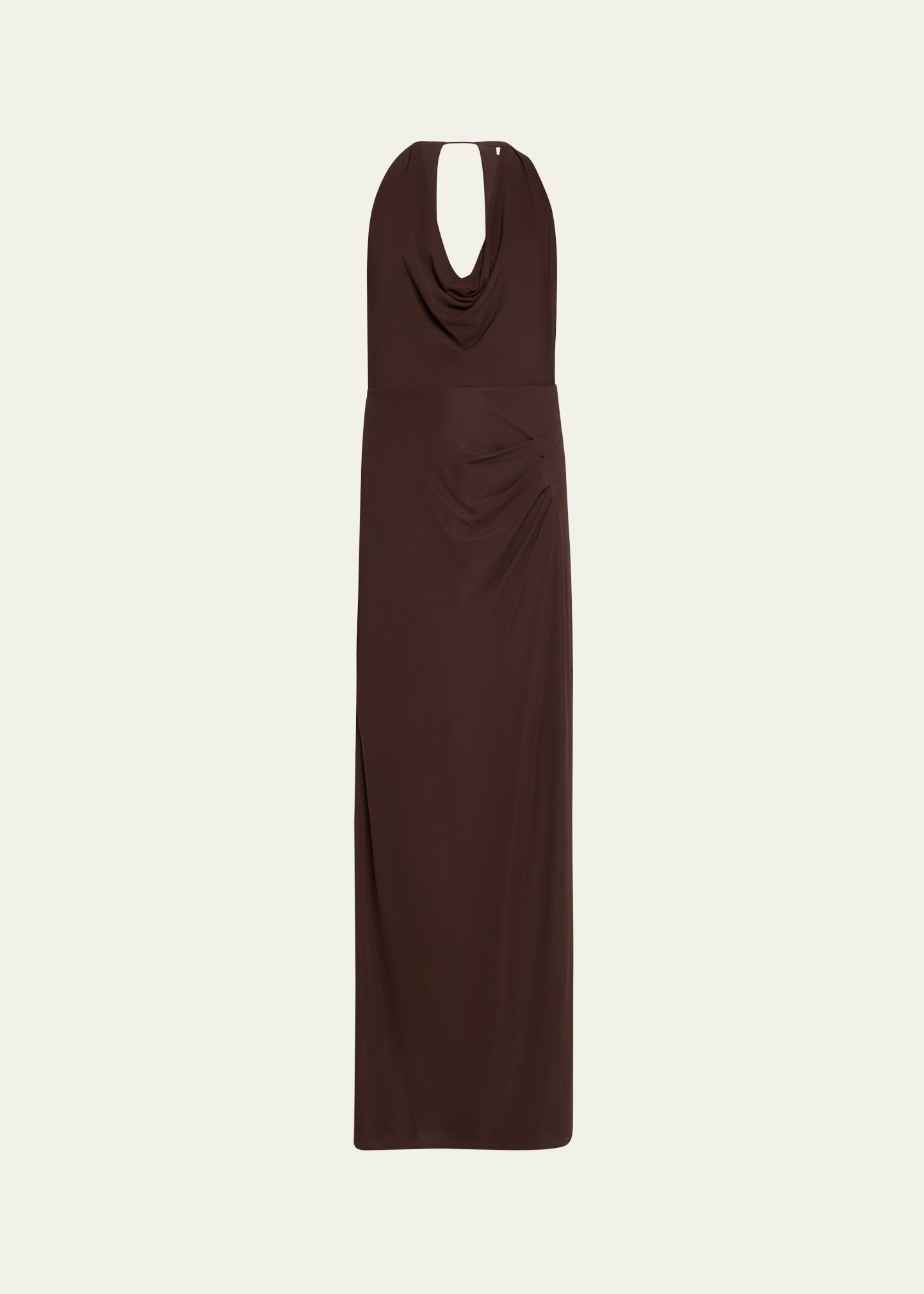 Kosme Deep V-Neck Sleeveless Gown - 1