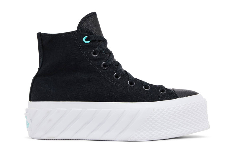 Wmns Chuck Taylor All Star Lift 2X High 'Surface Fusion - Black' - 1