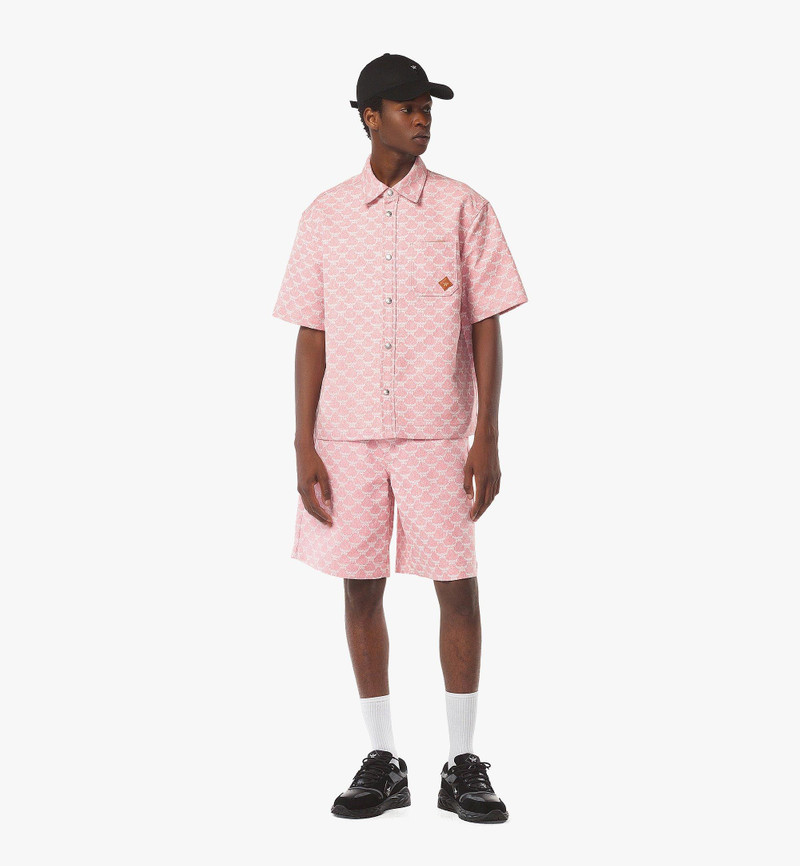 MCM Lauretos Shorts in Denim Jacquard outlook