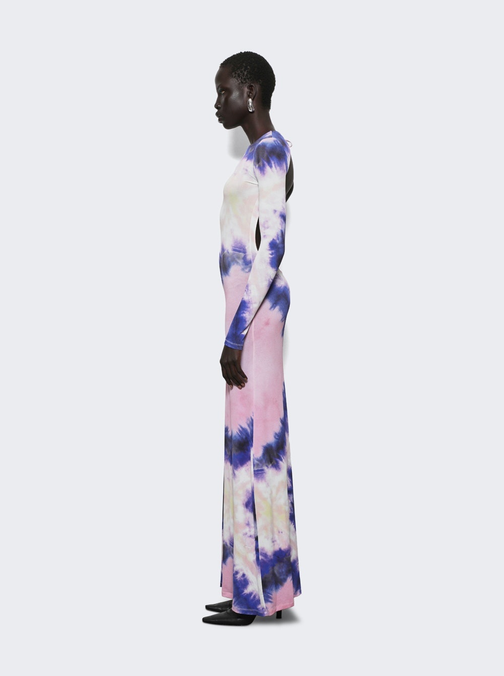 Tie Dye Long Dress Tie Dye Pink - 3