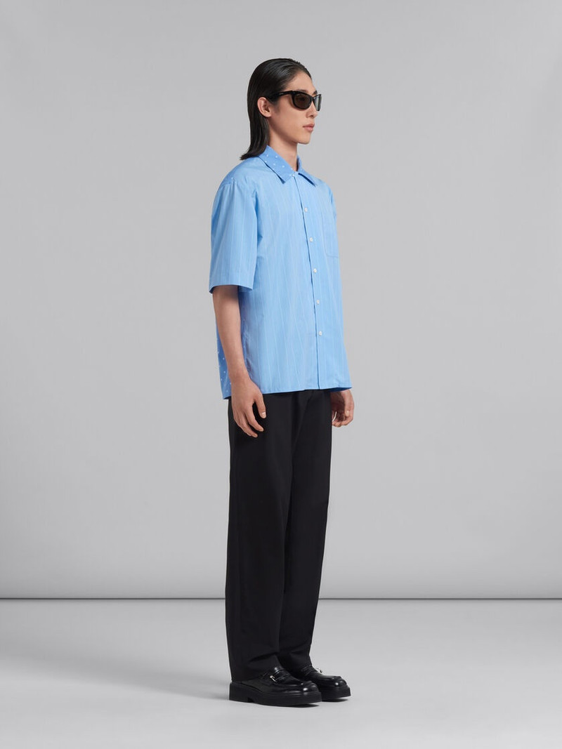BLACK TROPICAL WOOL TROUSERS 5